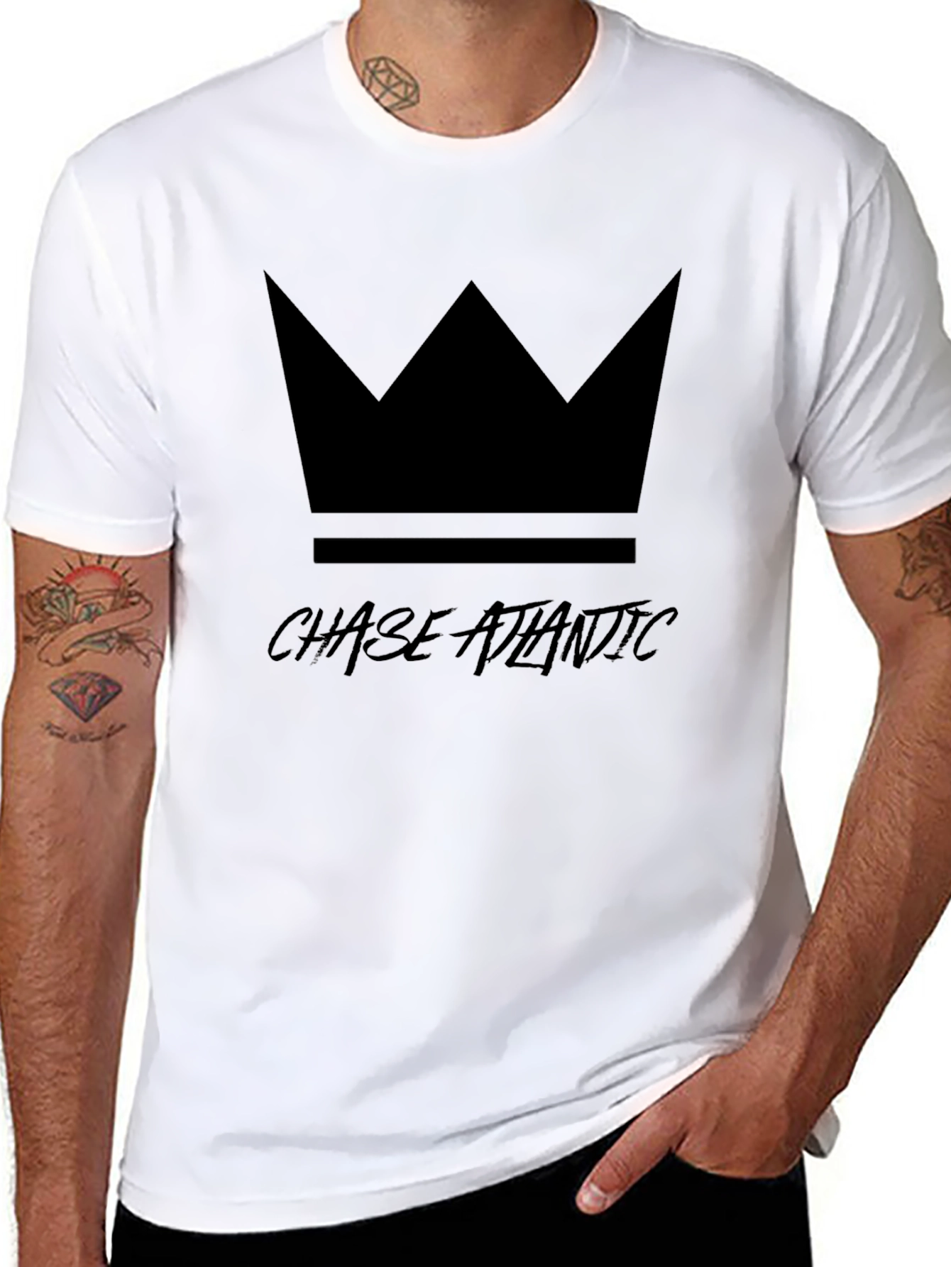 Chase Atlantic Crown Black T-Shirt