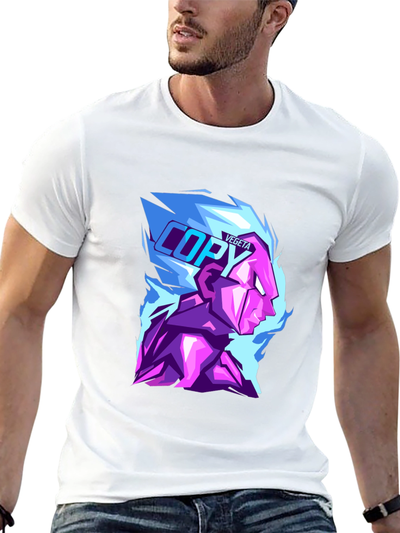 Vegeta Copy T-Shirt - Dragonball Z Fan Apparel