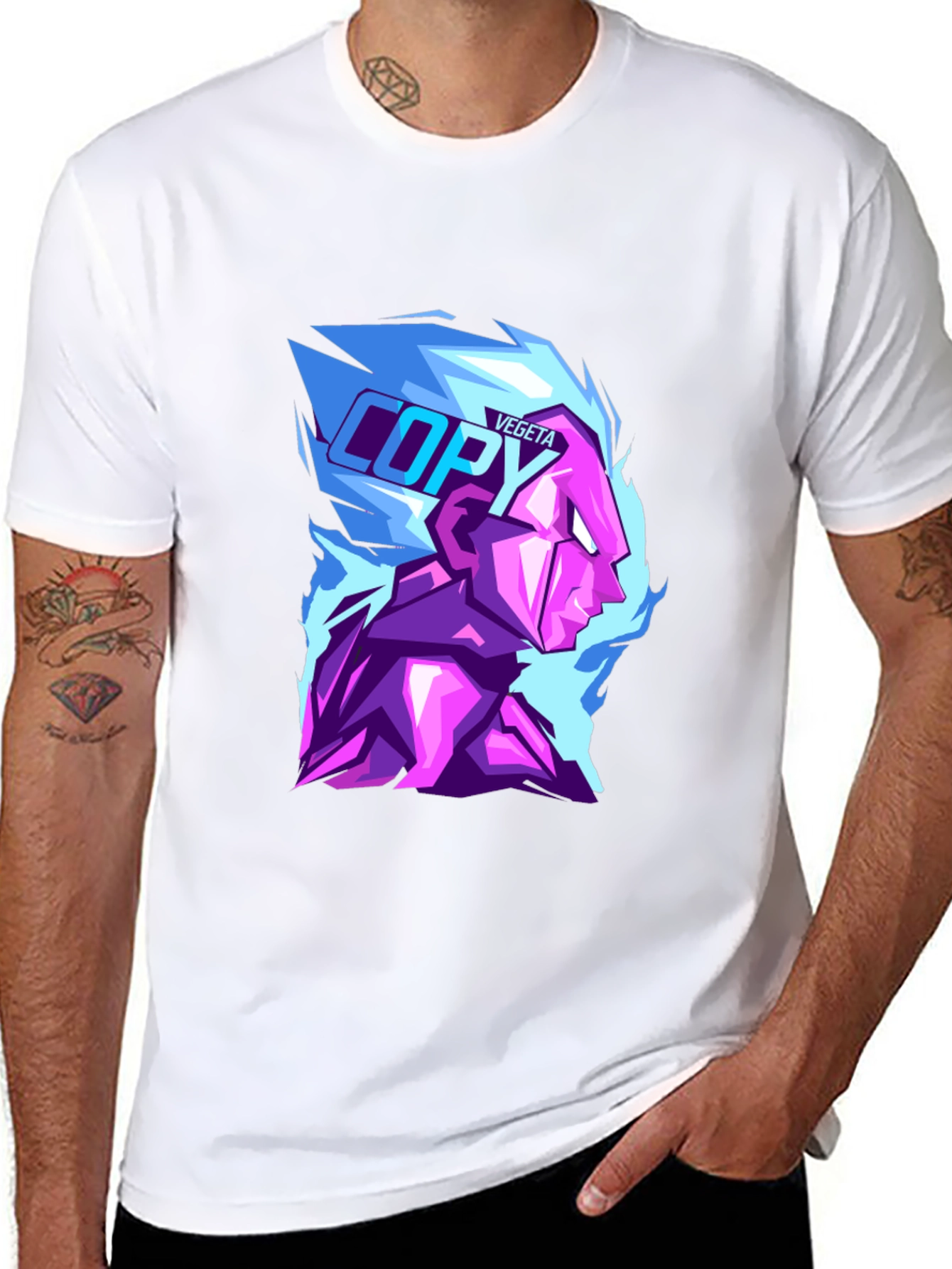 Vegeta Copy T-Shirt - Dragonball Z Fan Apparel