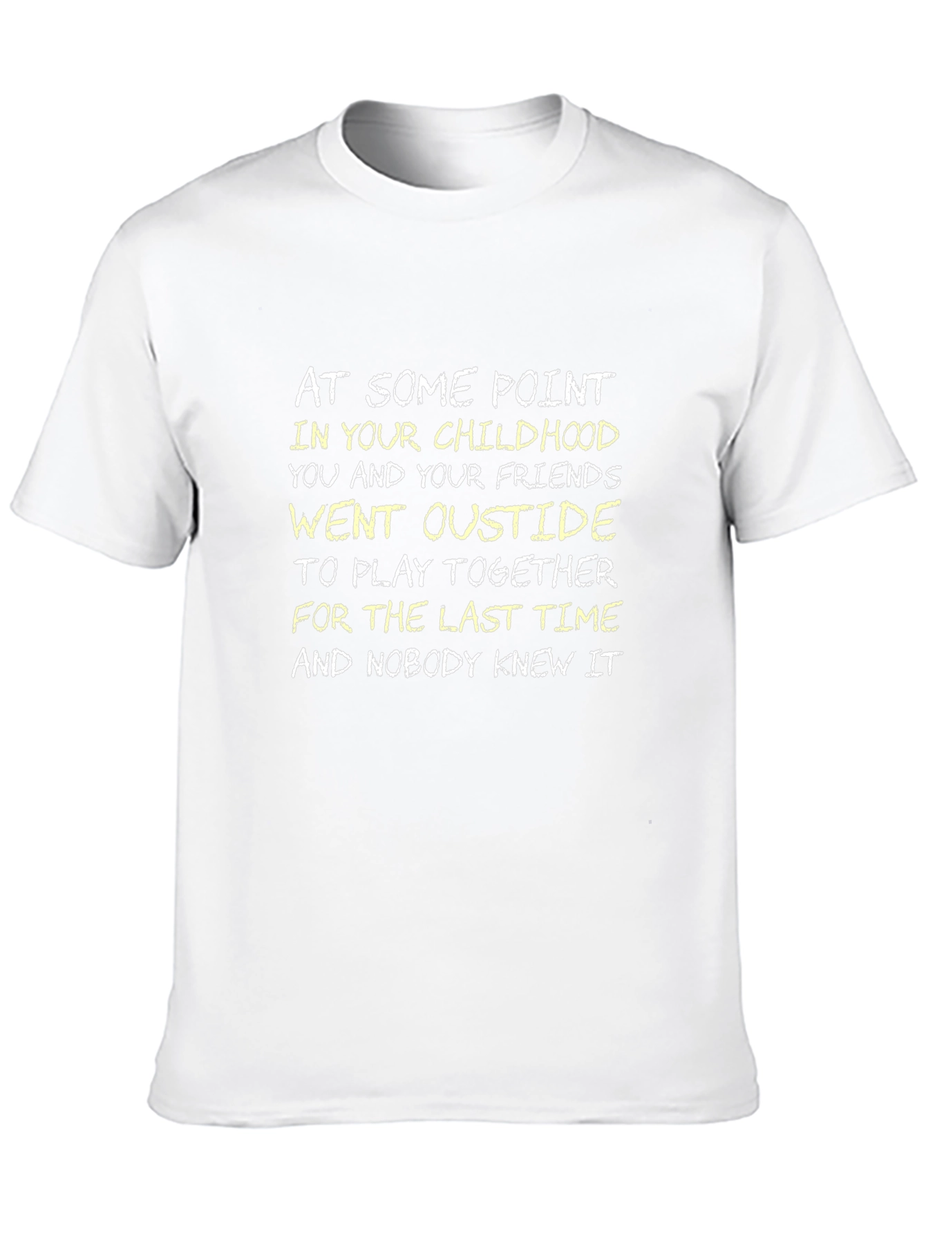 Childhood Memories Graphic Tee - Black