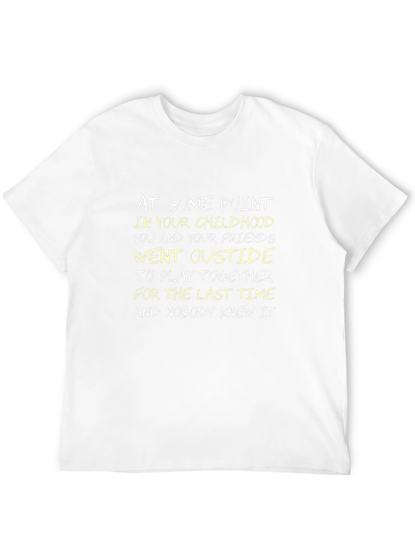 Childhood Memories Graphic Tee - Black