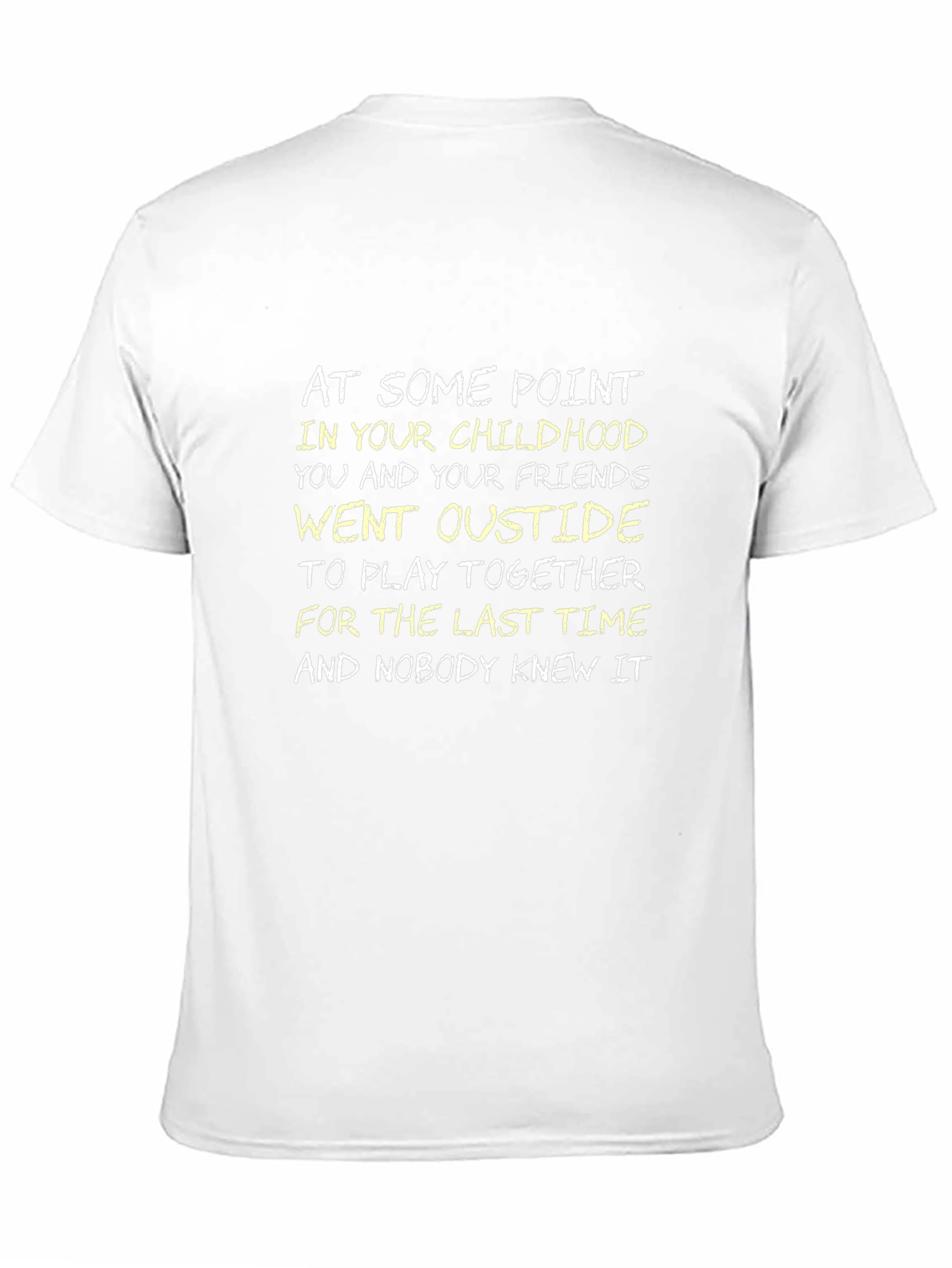 Childhood Memories Graphic Tee - Black