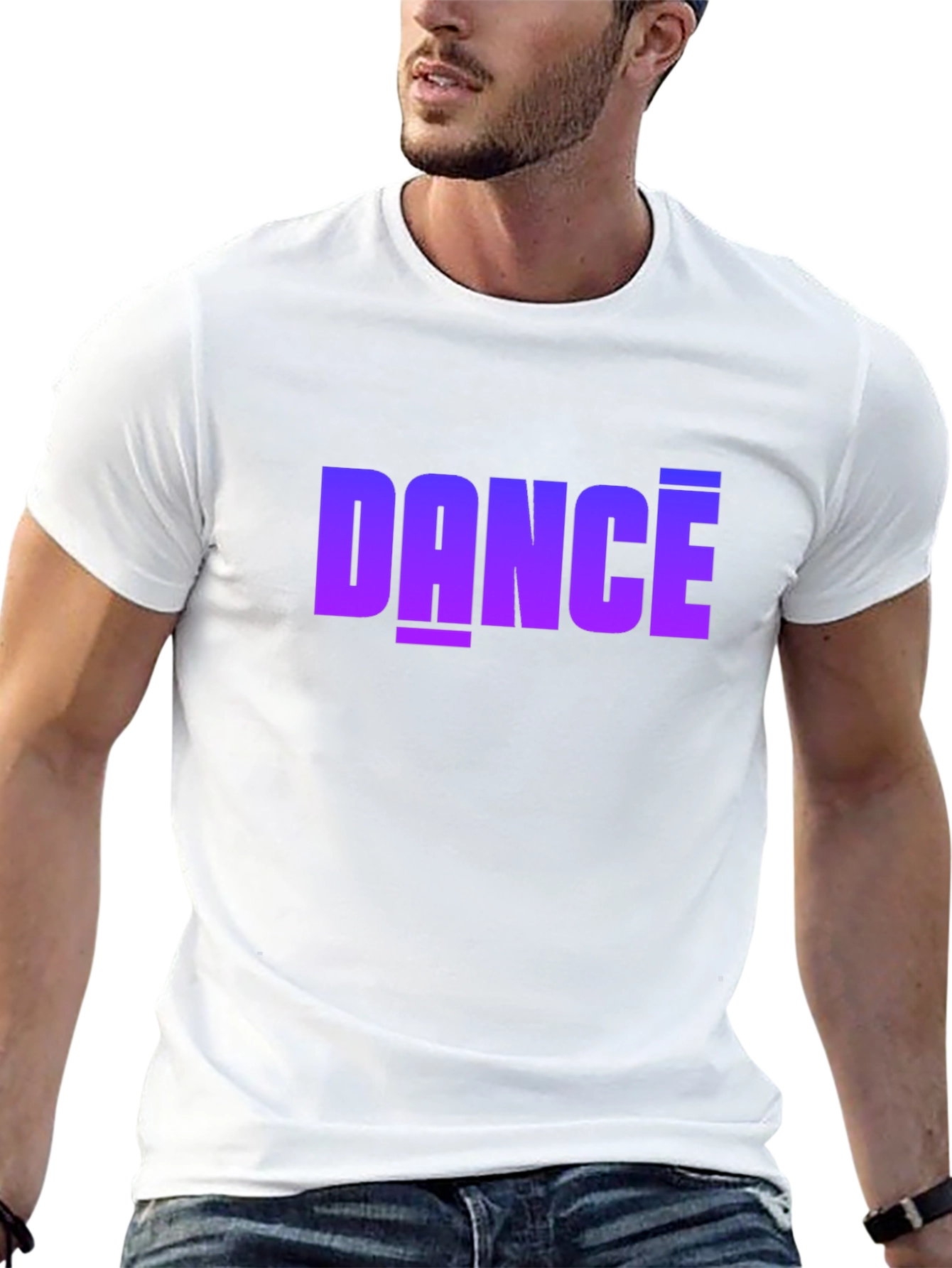 Dance Graphic Tee - Stylish Black T-Shirt