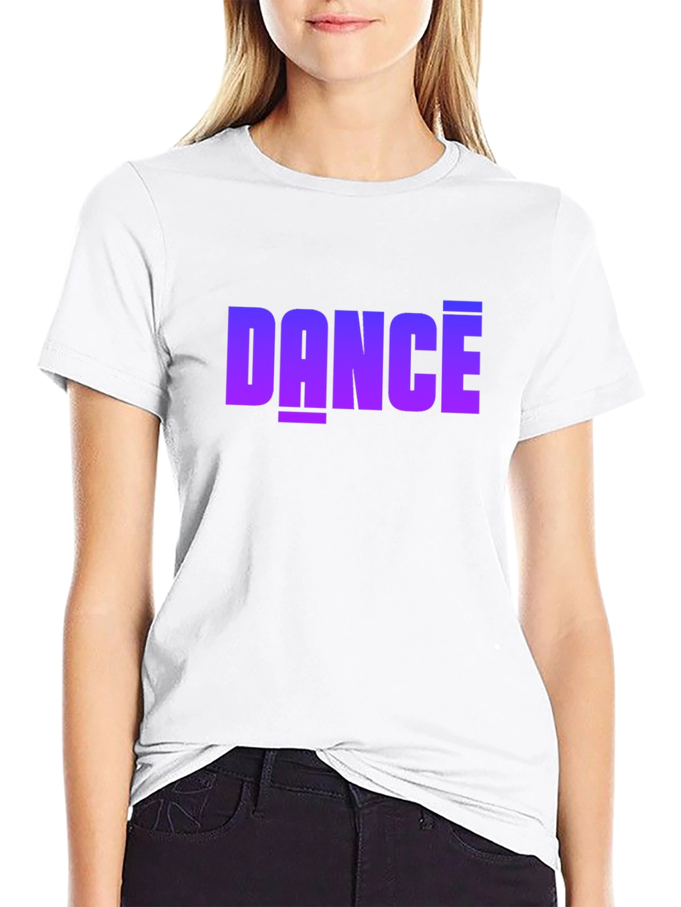 Dance Graphic Tee - Stylish Black T-Shirt