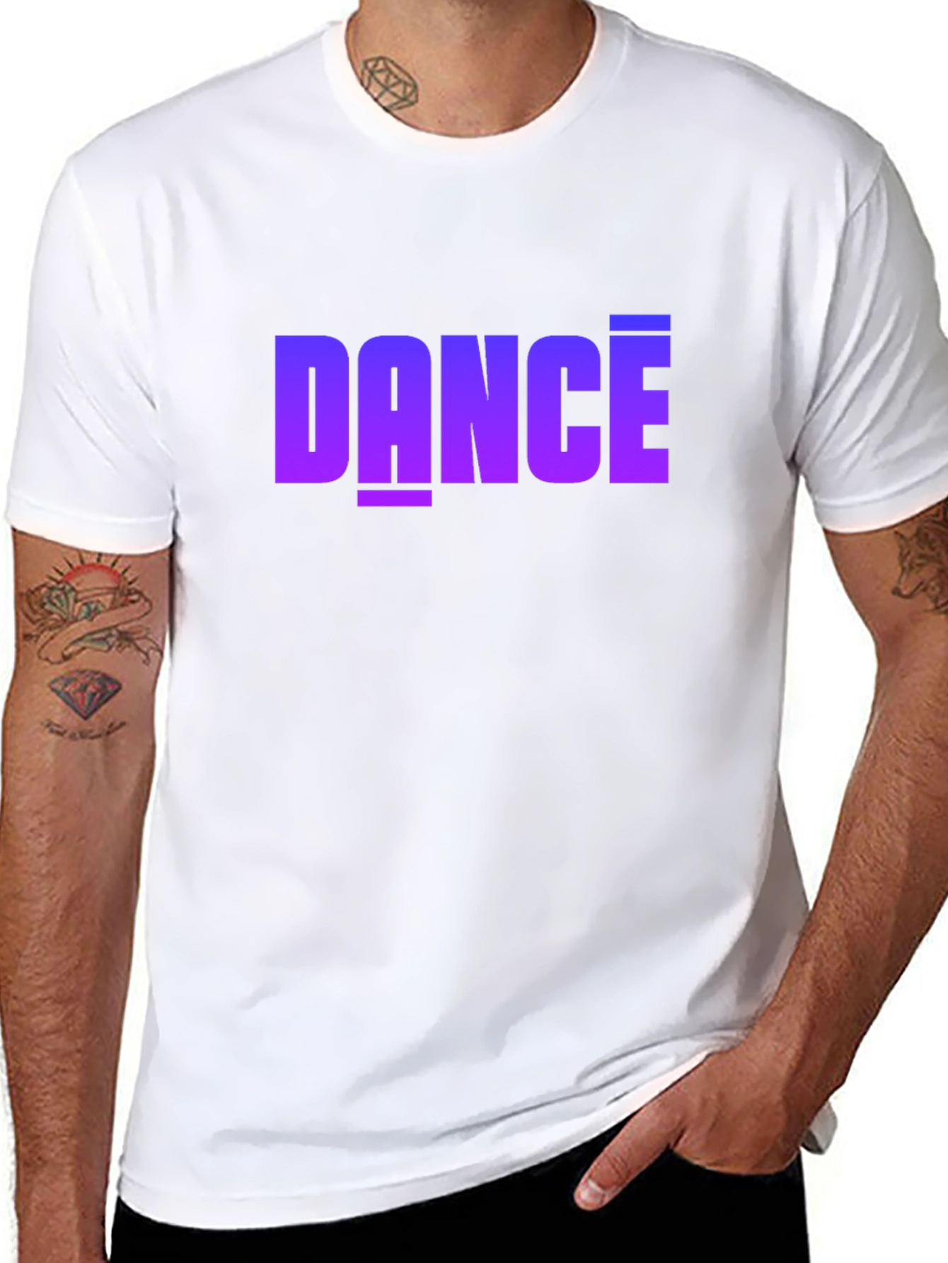 Dance Graphic Tee - Stylish Black T-Shirt