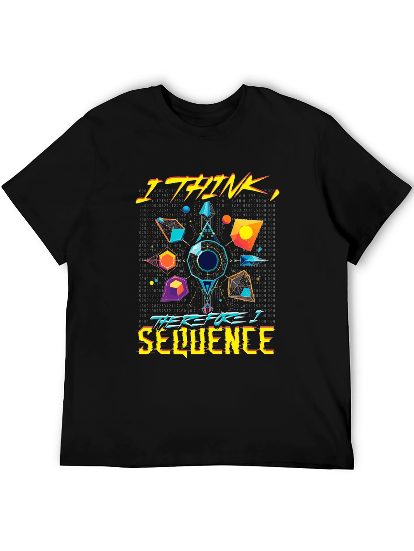 I Think Therefore I Sequence Graphic Tee