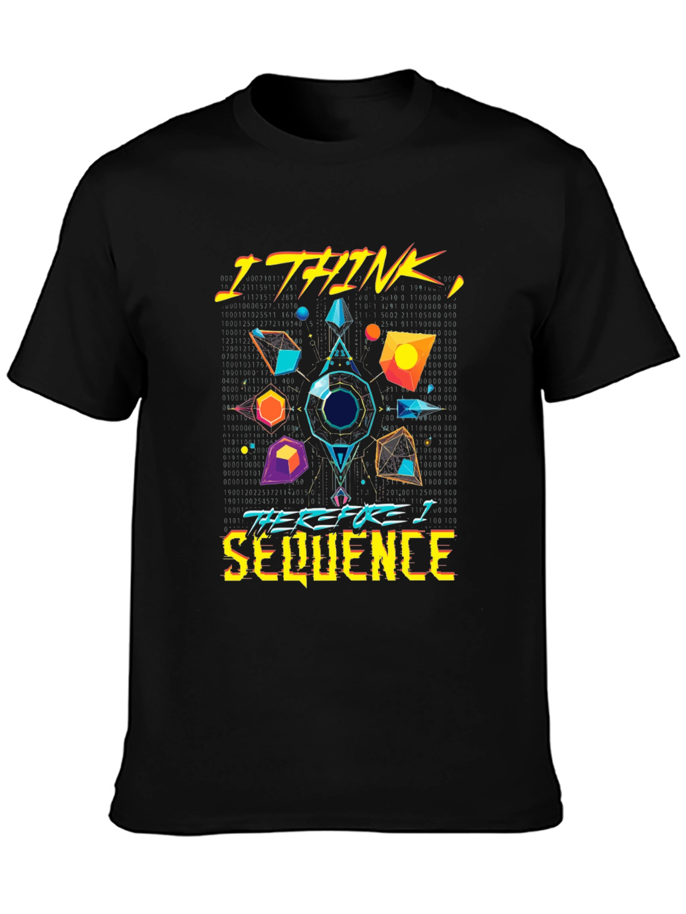 I Think Therefore I Sequence Graphic Tee