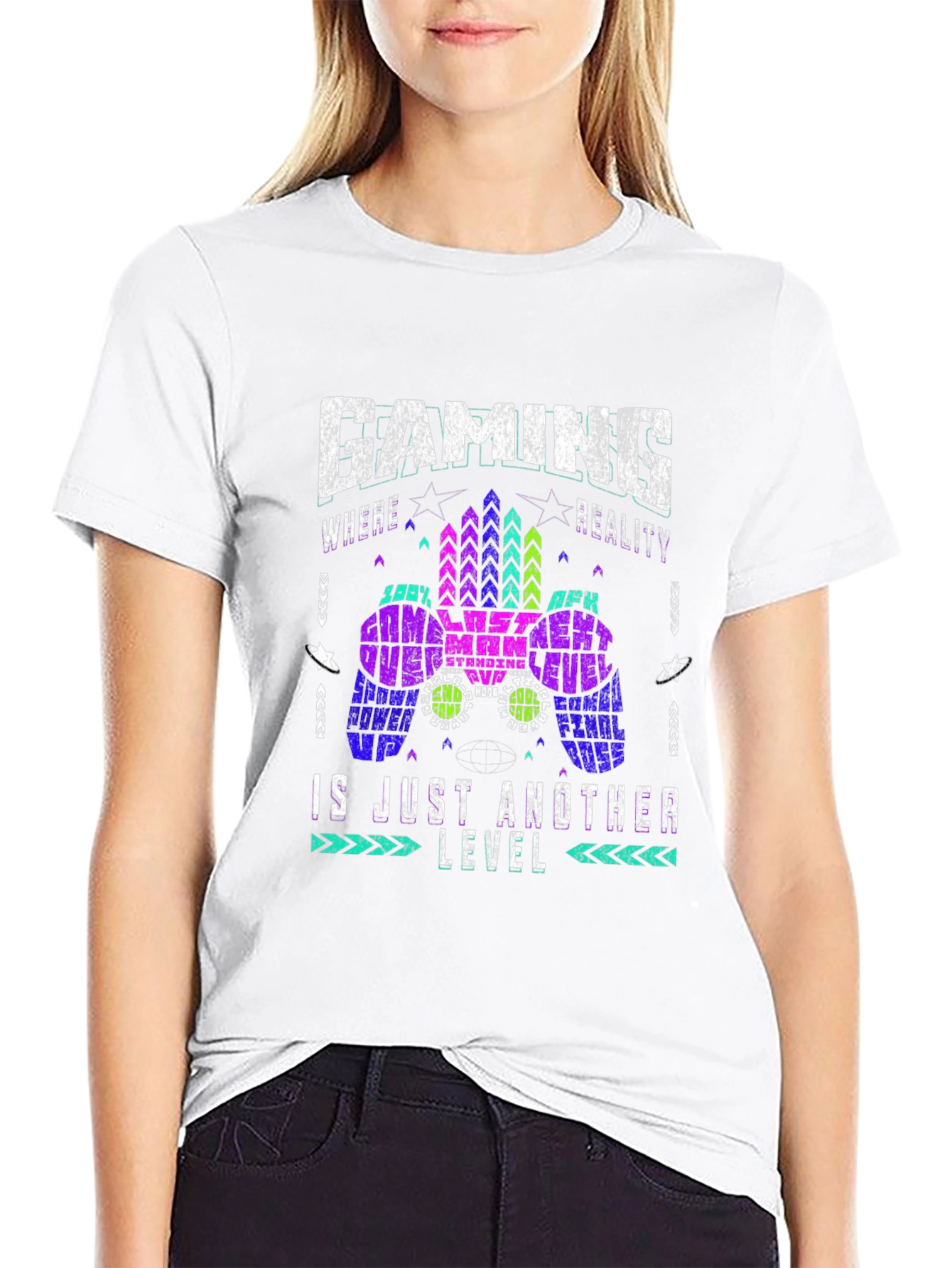 Gaming is Just Another Level Black T-Shirt