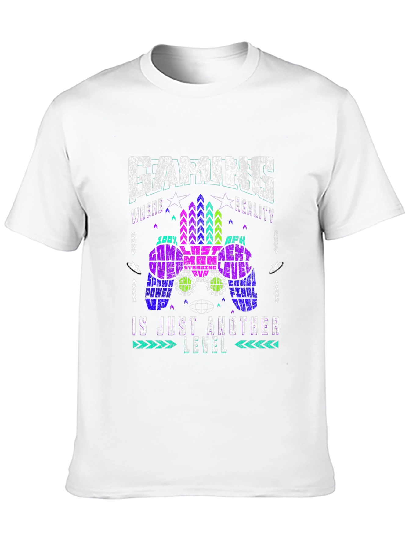 Gaming is Just Another Level Black T-Shirt