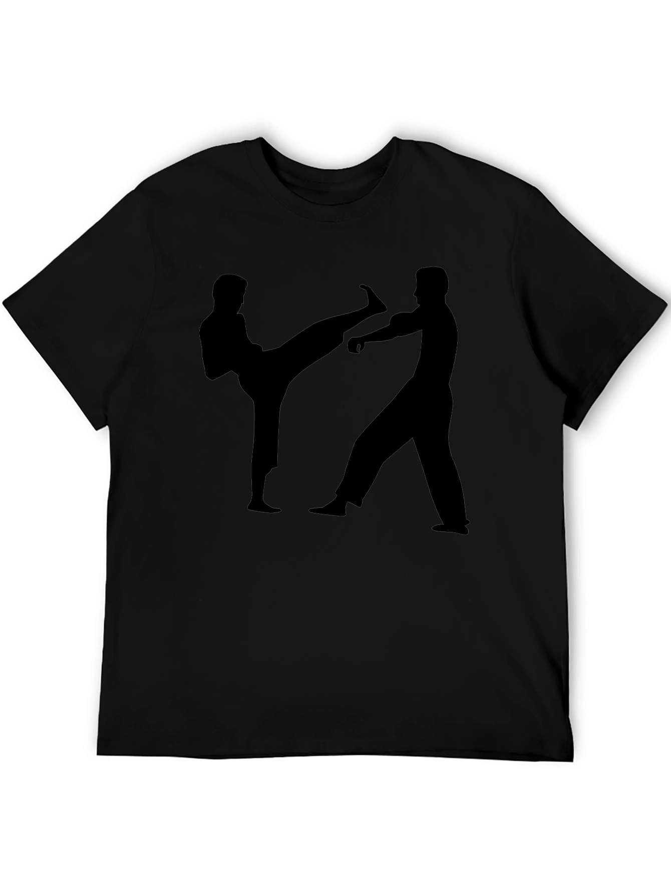 Martial Arts Graphic Black T-Shirt