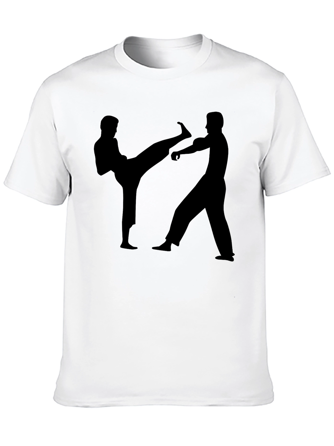 Martial Arts Graphic Black T-Shirt