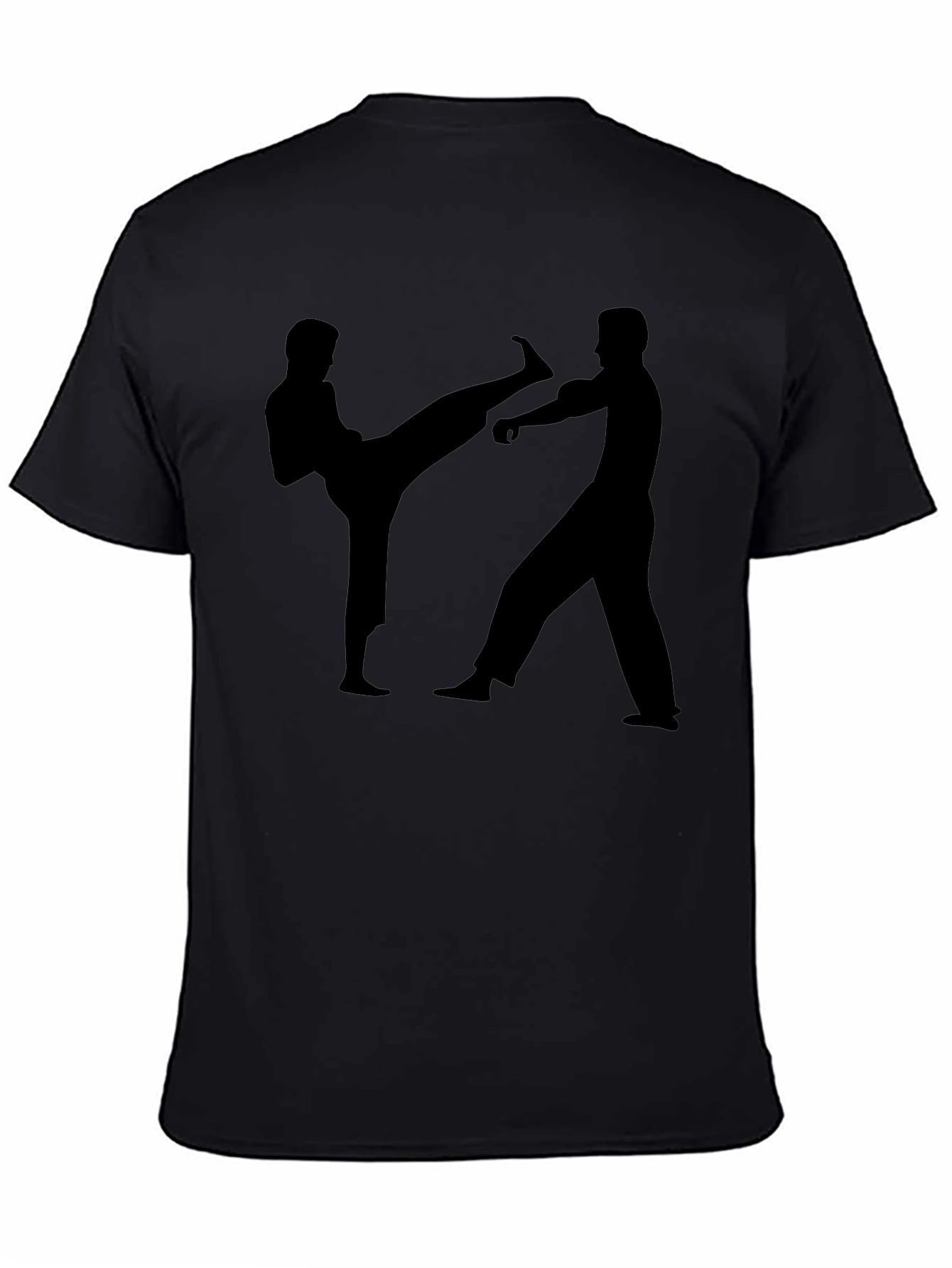 Martial Arts Graphic Black T-Shirt