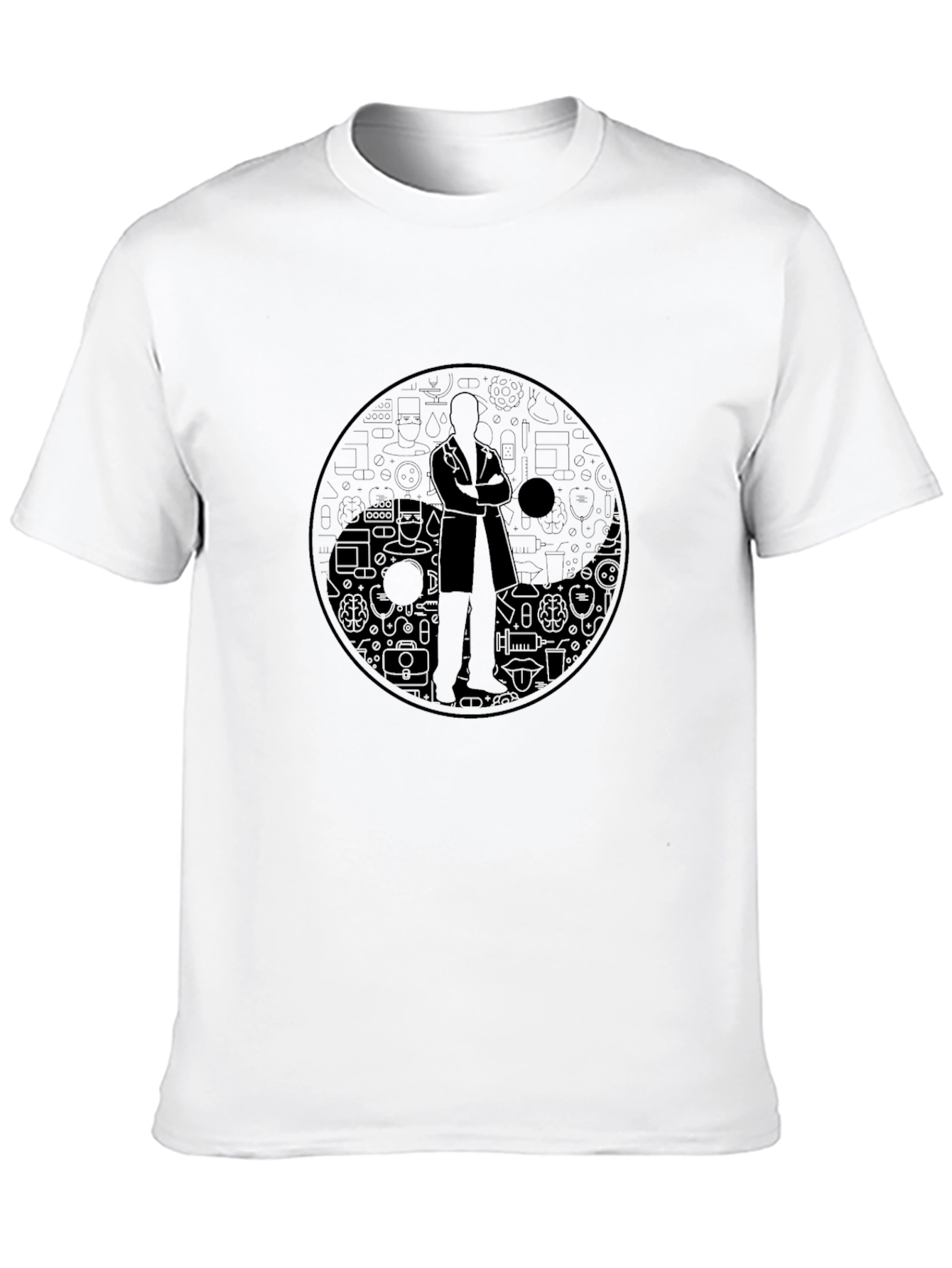 Yin Yang Doctor T-Shirt - Science & Medicine