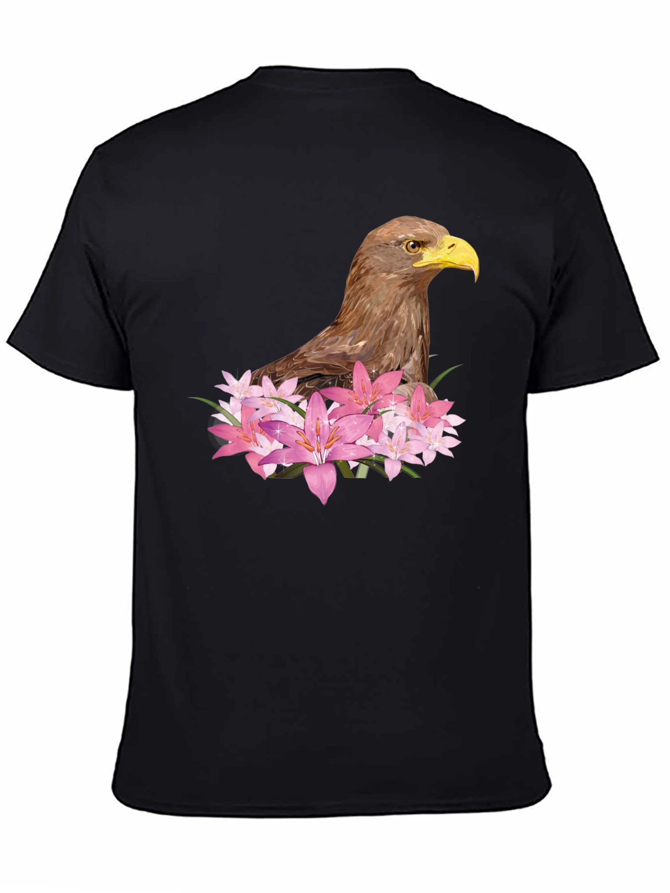 Eagle & Lily Graphic Tee - Mens Black T-Shirt