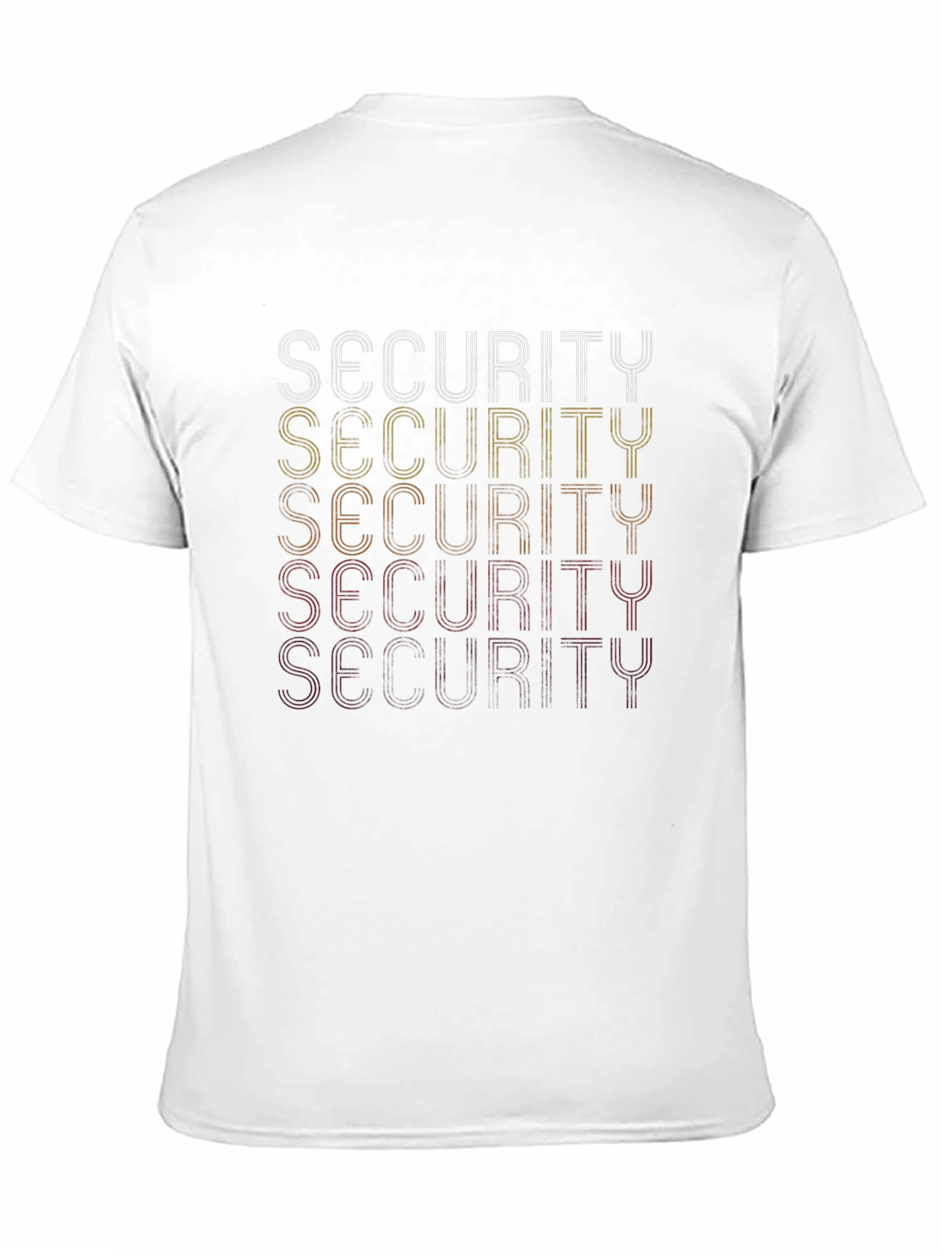 Retro Security T-Shirt - Stylish Protection Tee