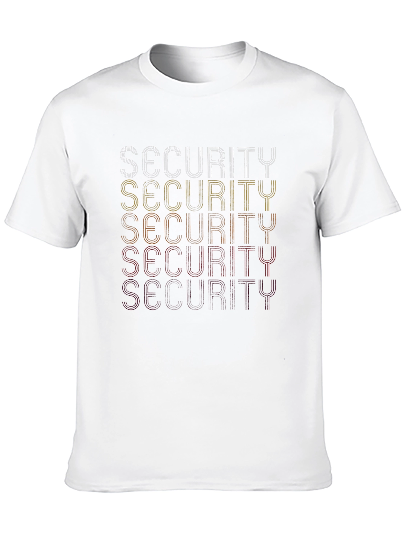 Retro Security T-Shirt - Stylish Protection Tee