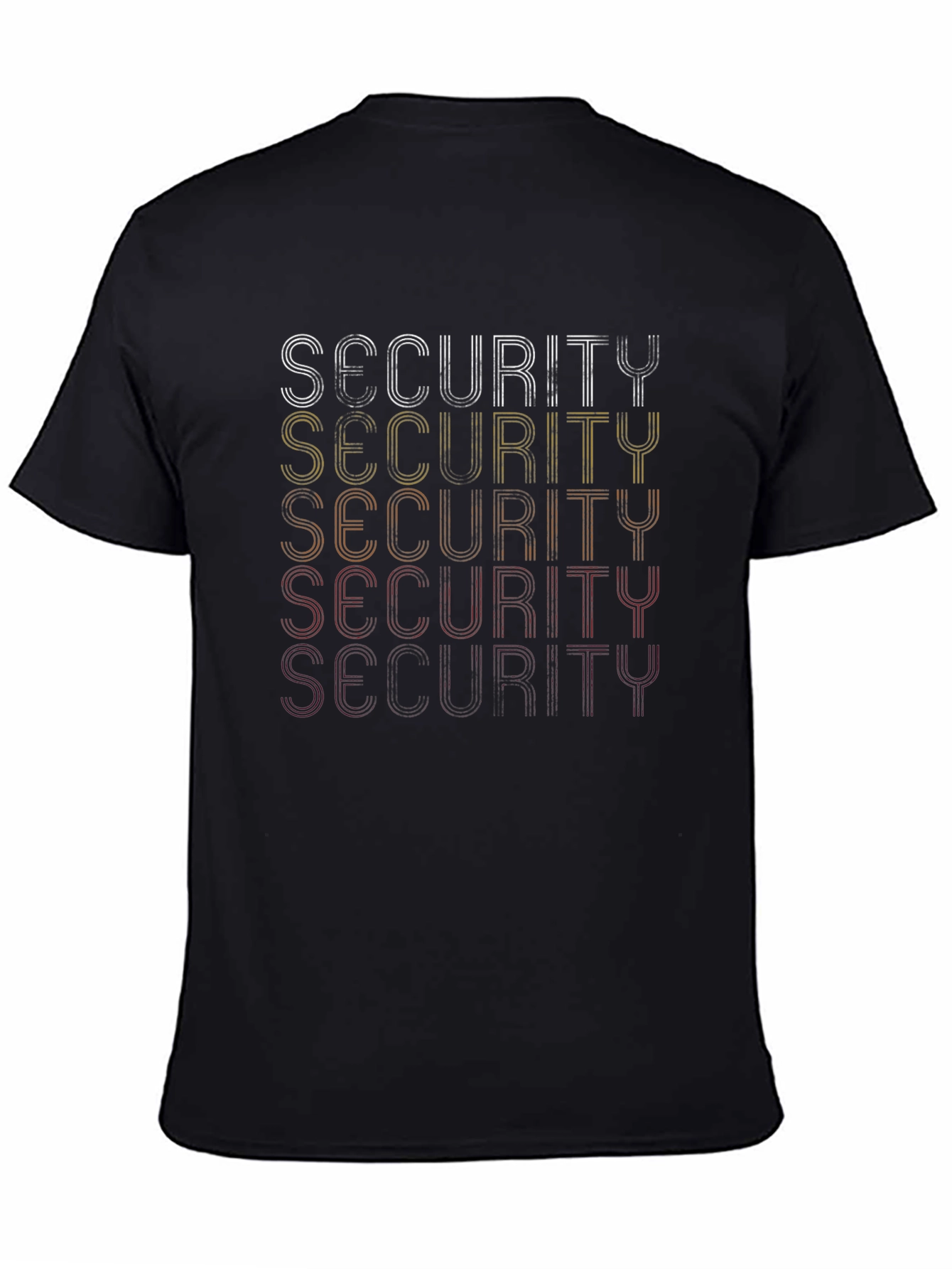 Retro Security T-Shirt - Stylish Protection Tee