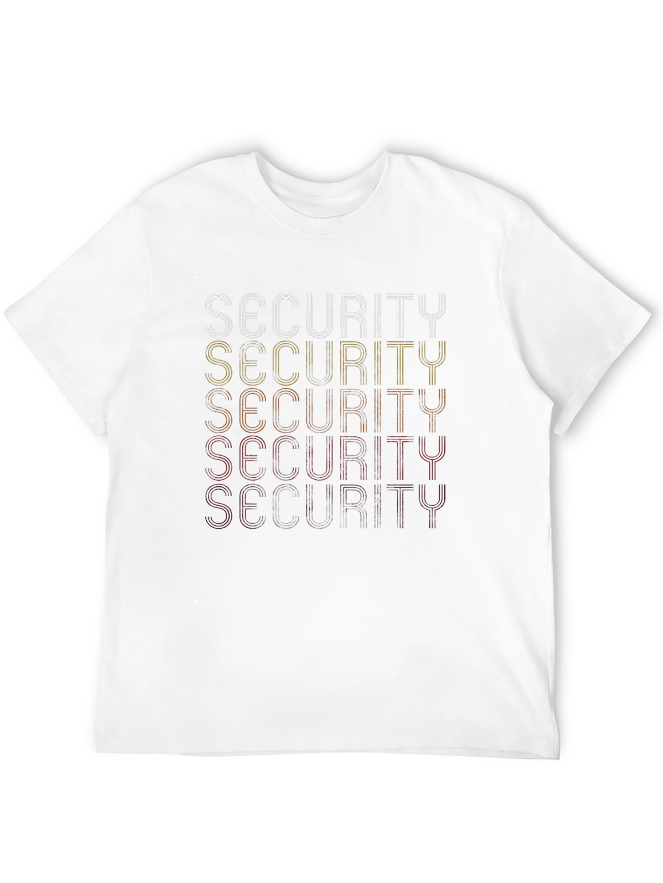 Retro Security T-Shirt - Stylish Protection Tee