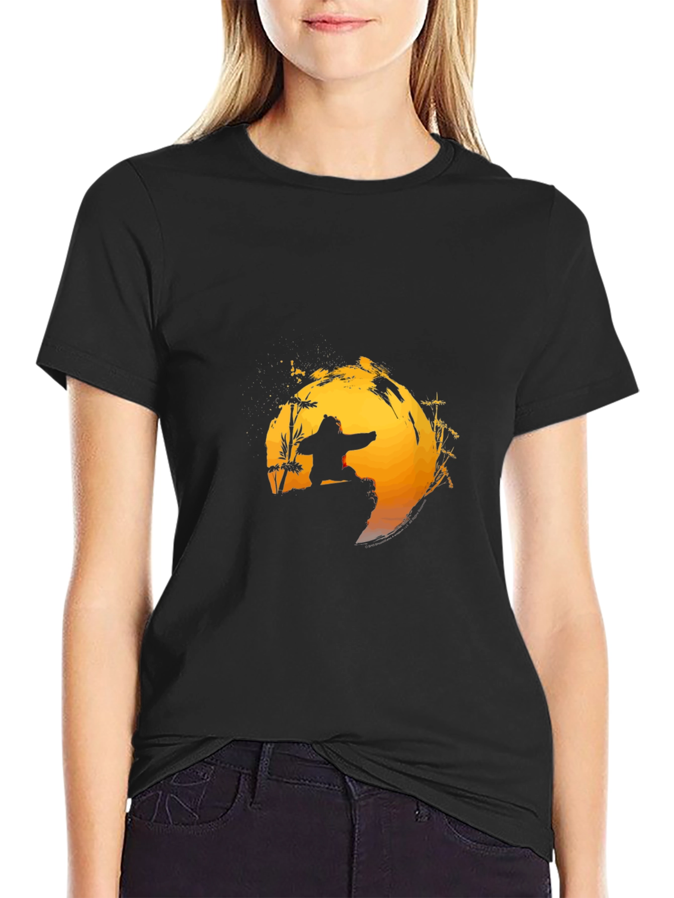 Kung Fu Sunset T-Shirt - Martial Arts Graphic Tee