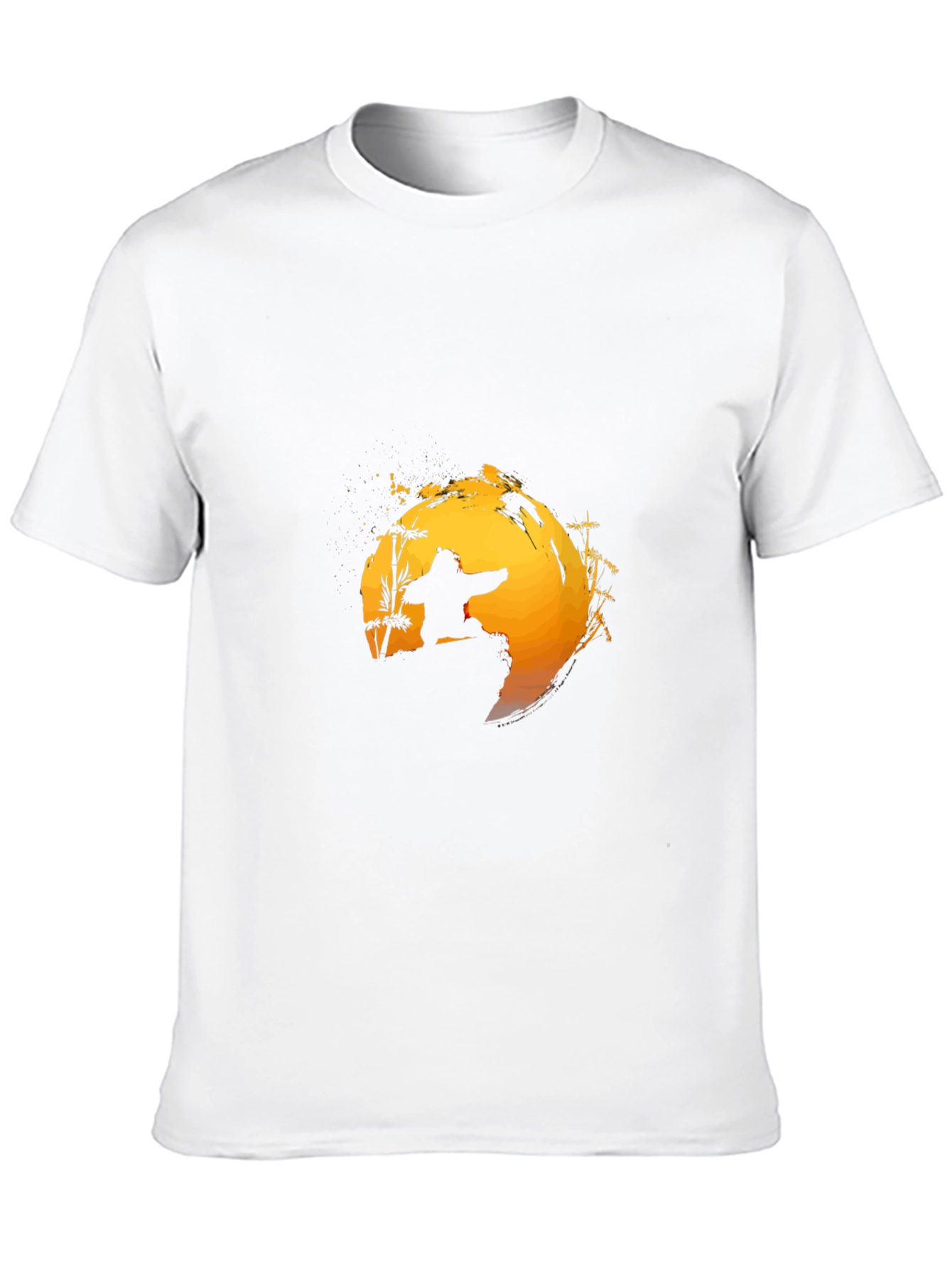 Kung Fu Sunset T-Shirt - Martial Arts Graphic Tee