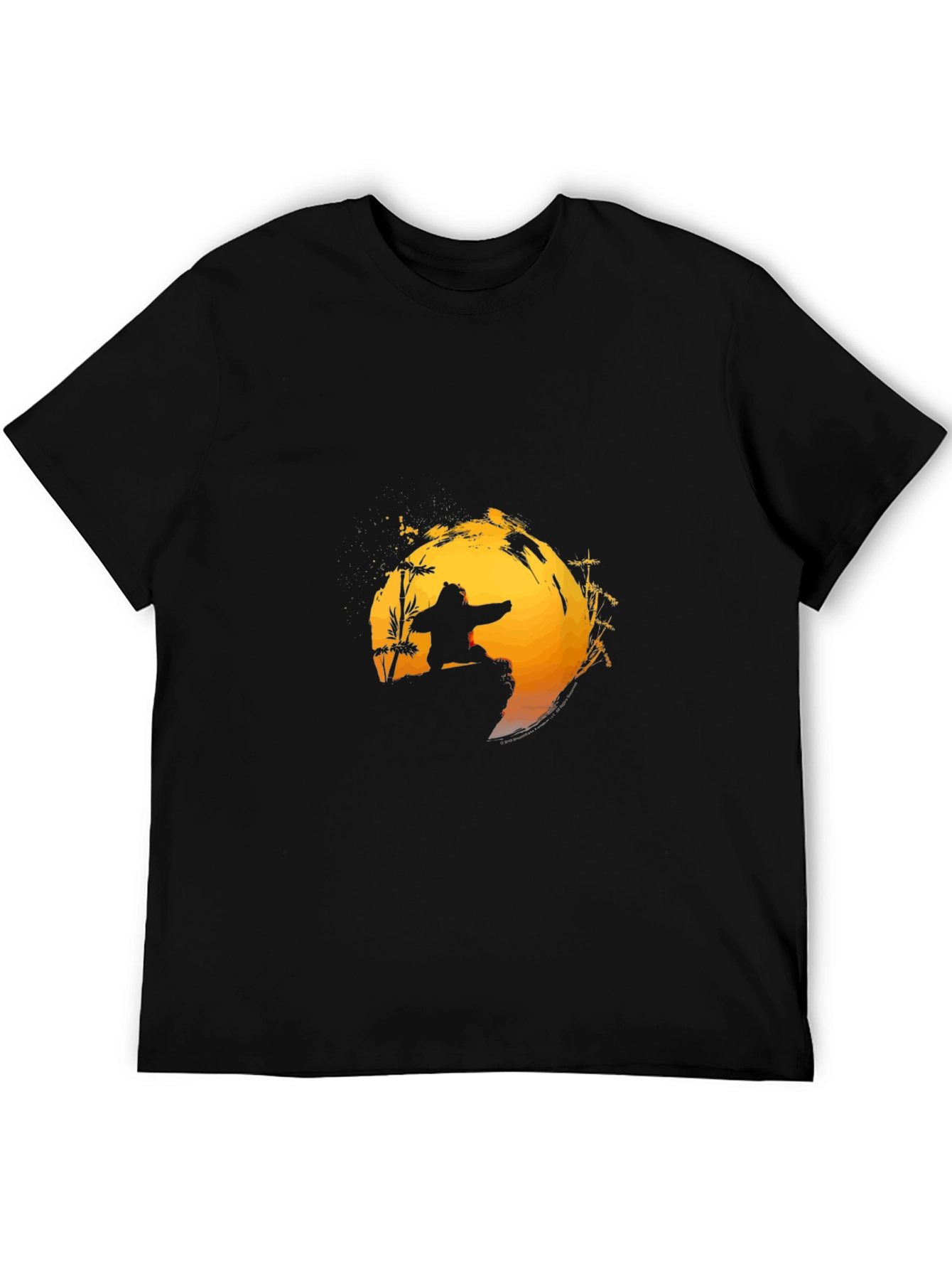 Kung Fu Sunset T-Shirt - Martial Arts Graphic Tee