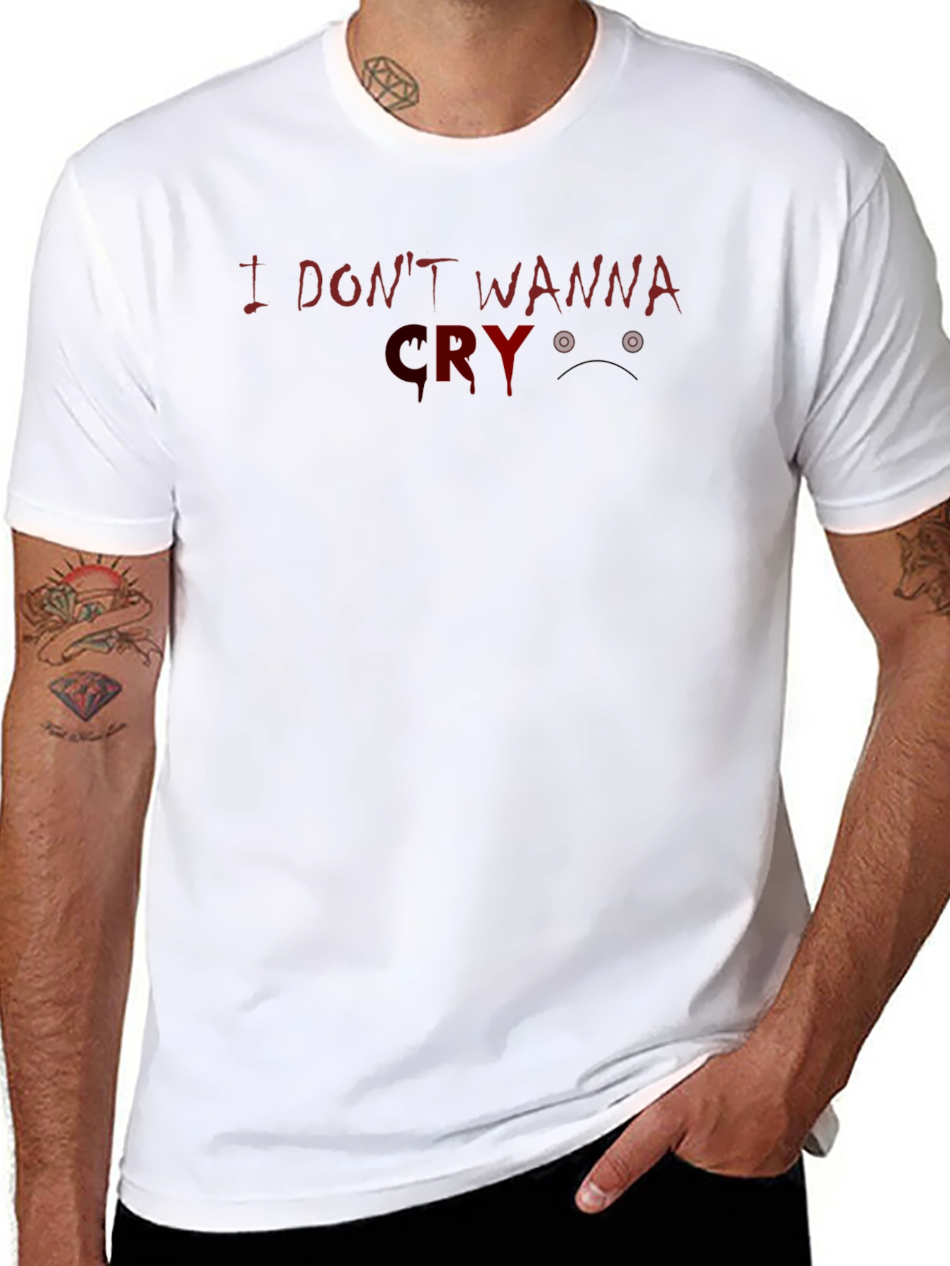 I Dont Wanna Cry T-Shirt - Graphic Tee