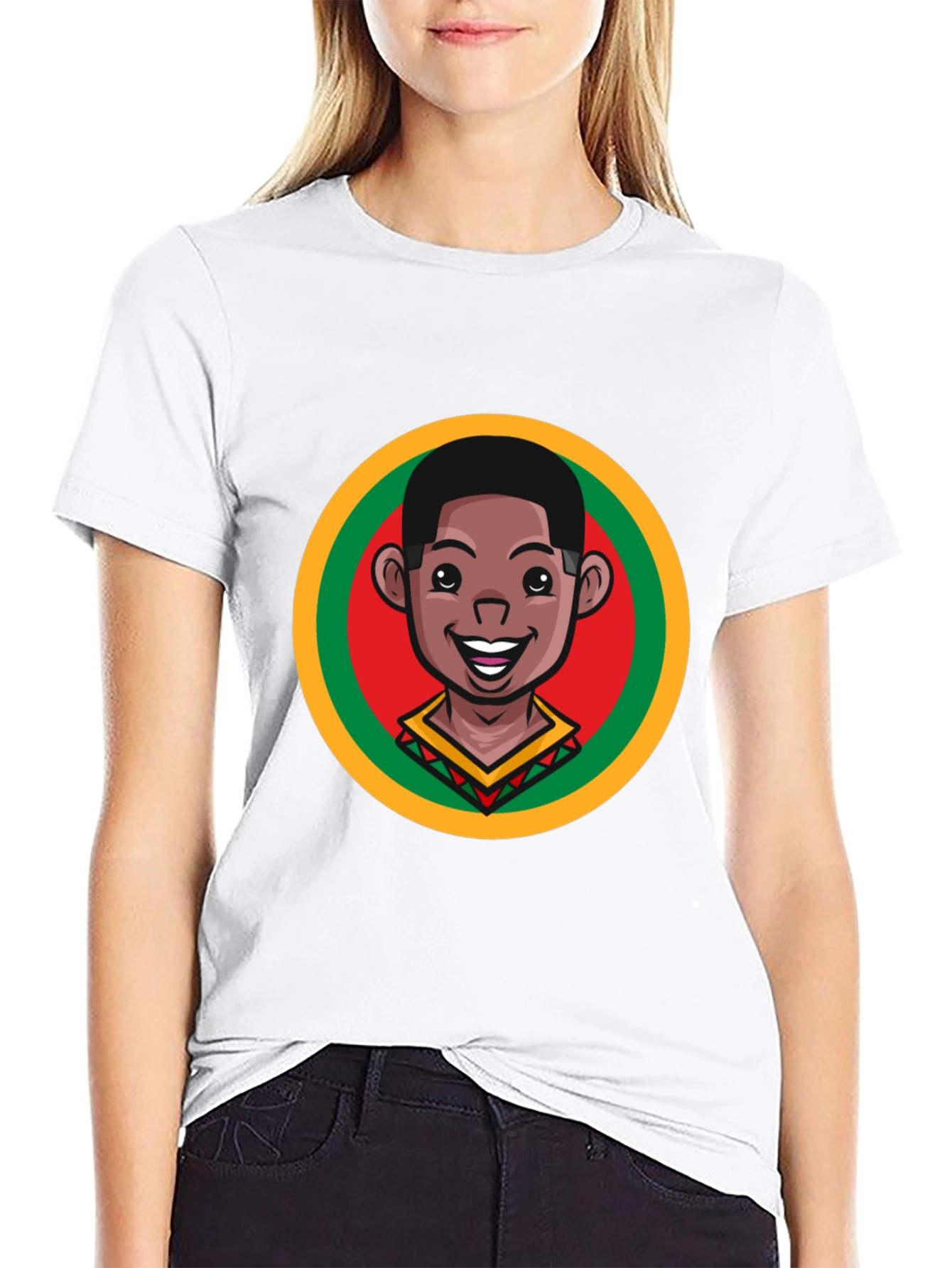 Cartoon Kid T-Shirt - Black