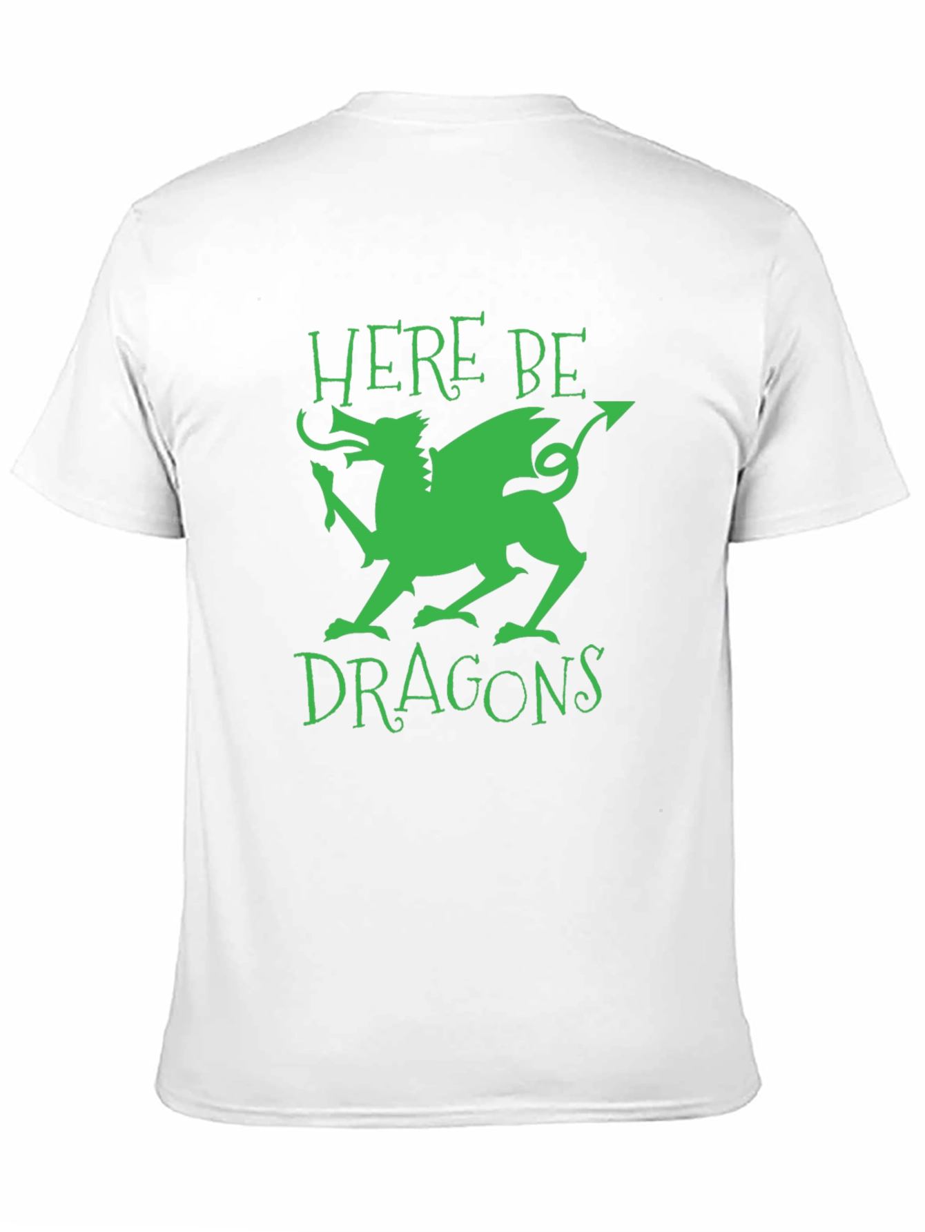 Here Be Dragons Graphic Tee - Black T-Shirt