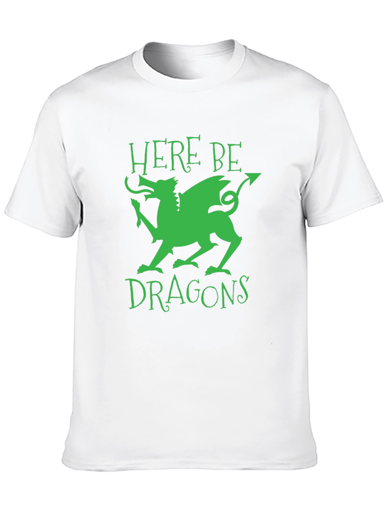 Here Be Dragons Graphic Tee - Black T-Shirt
