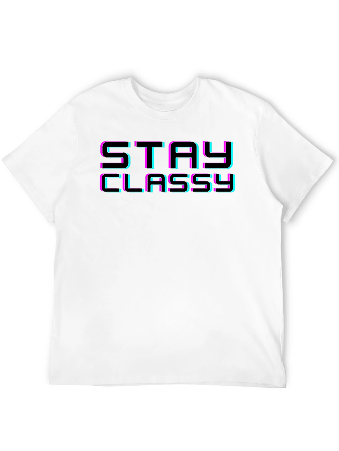 Stay Classy Graphic Tee - Retro Design