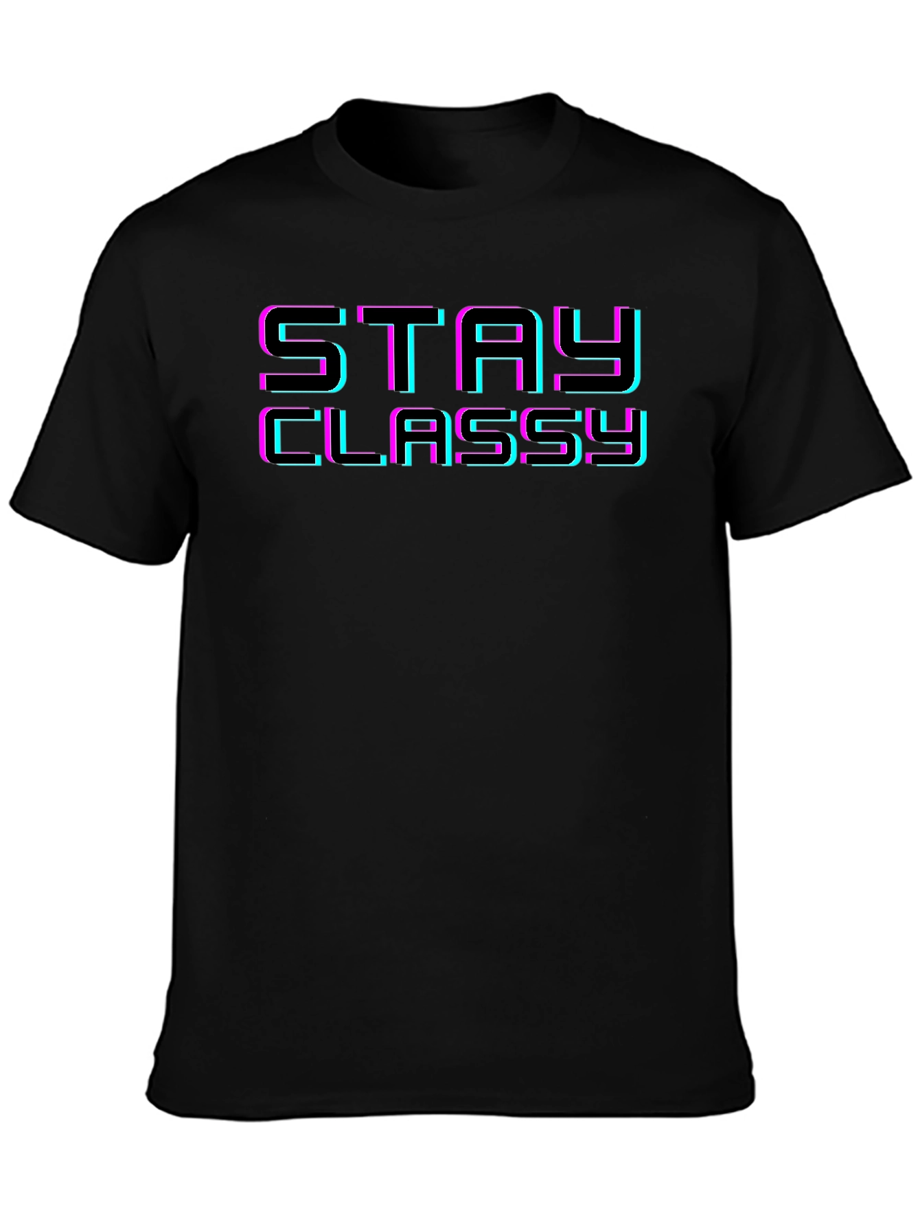 Stay Classy Graphic Tee - Retro Design