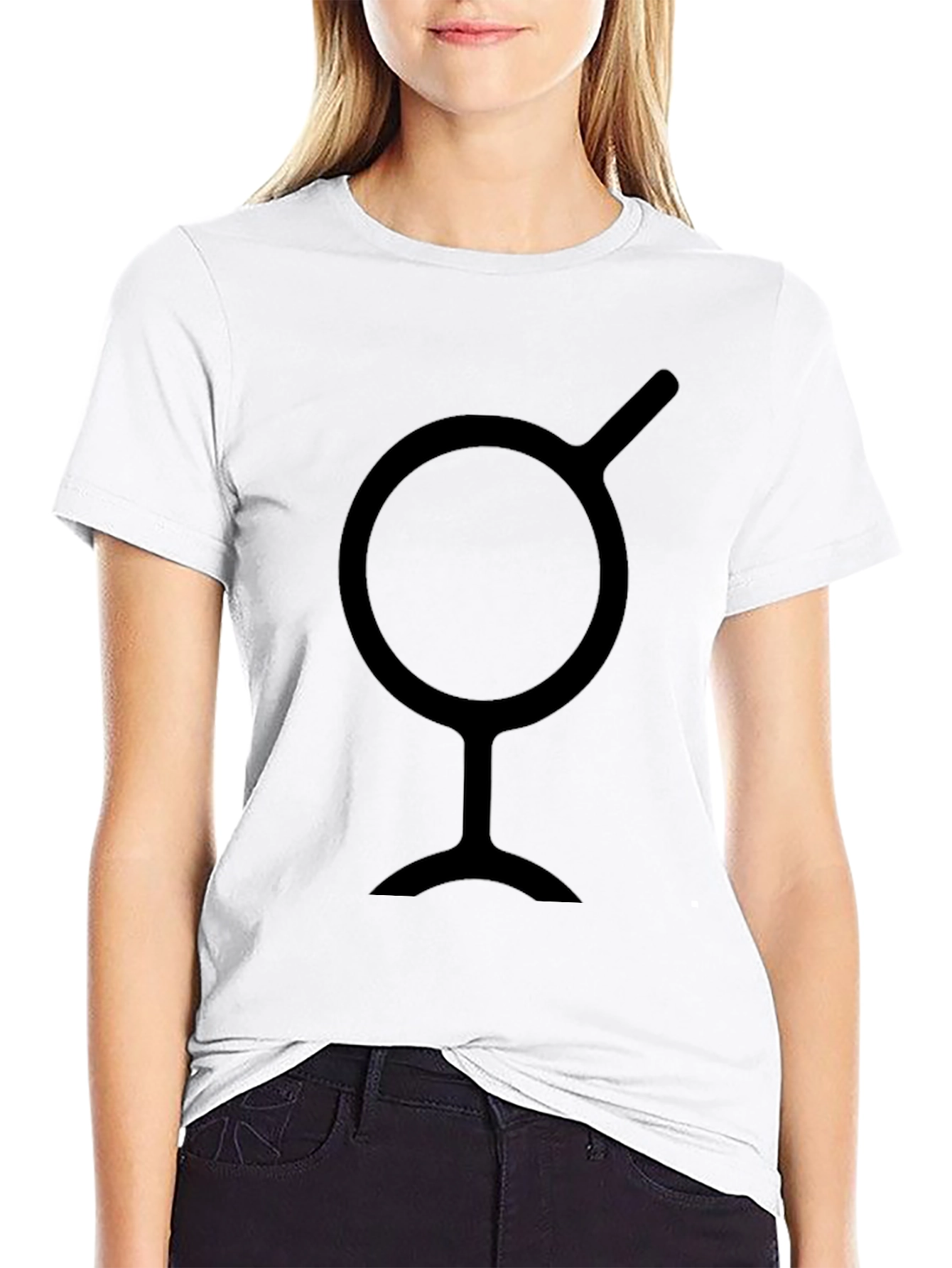 Abstract Symbol Black T-Shirt