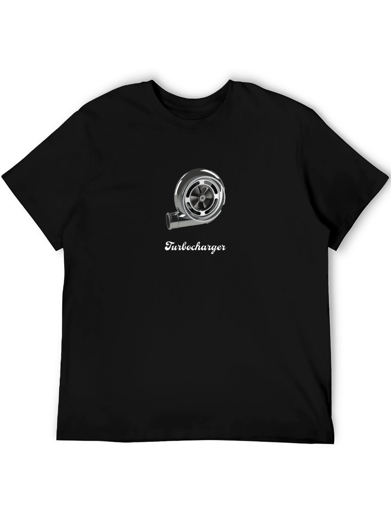 Turbocharger Graphic Black T-Shirt