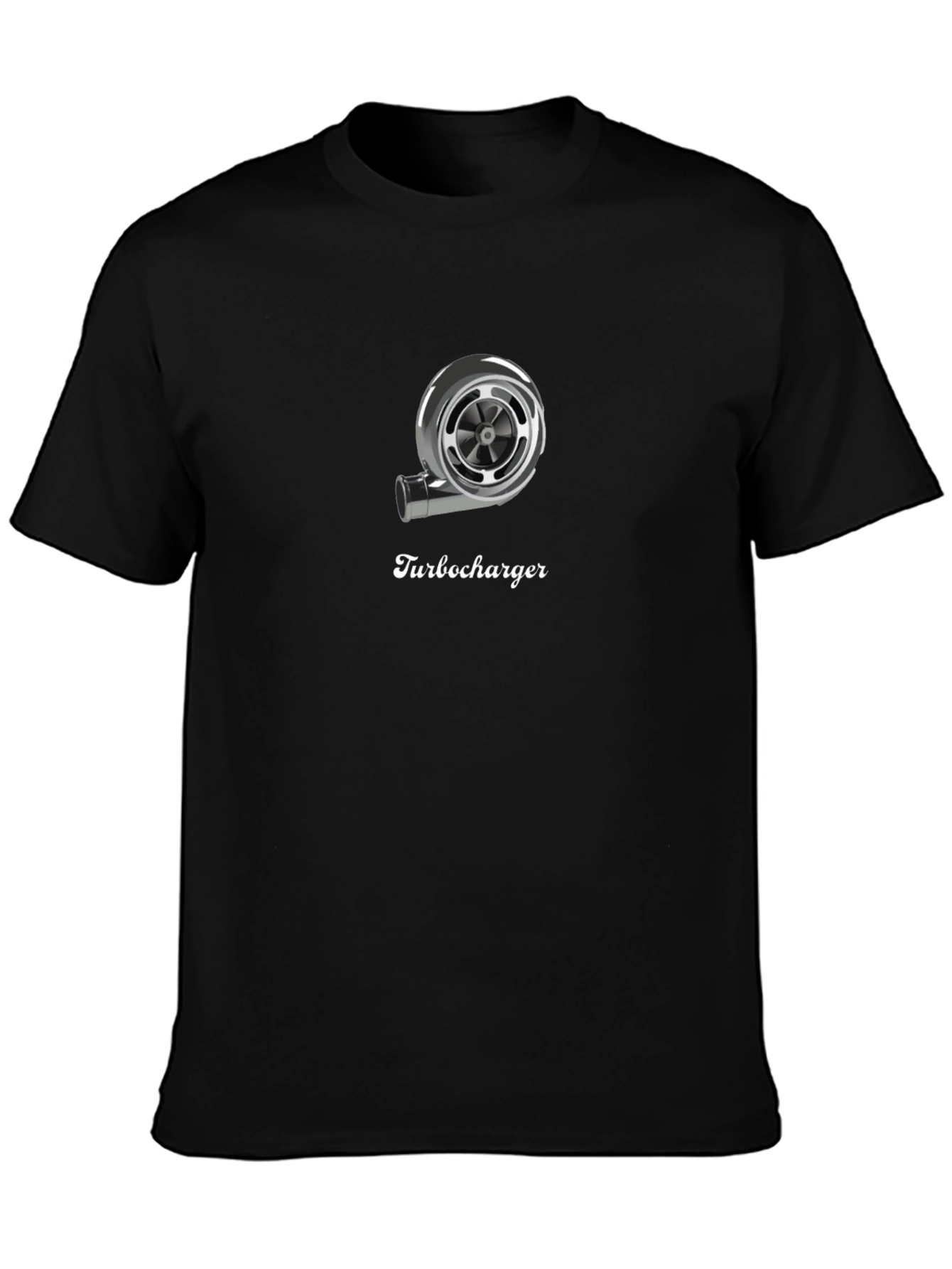 Turbocharger Graphic Black T-Shirt