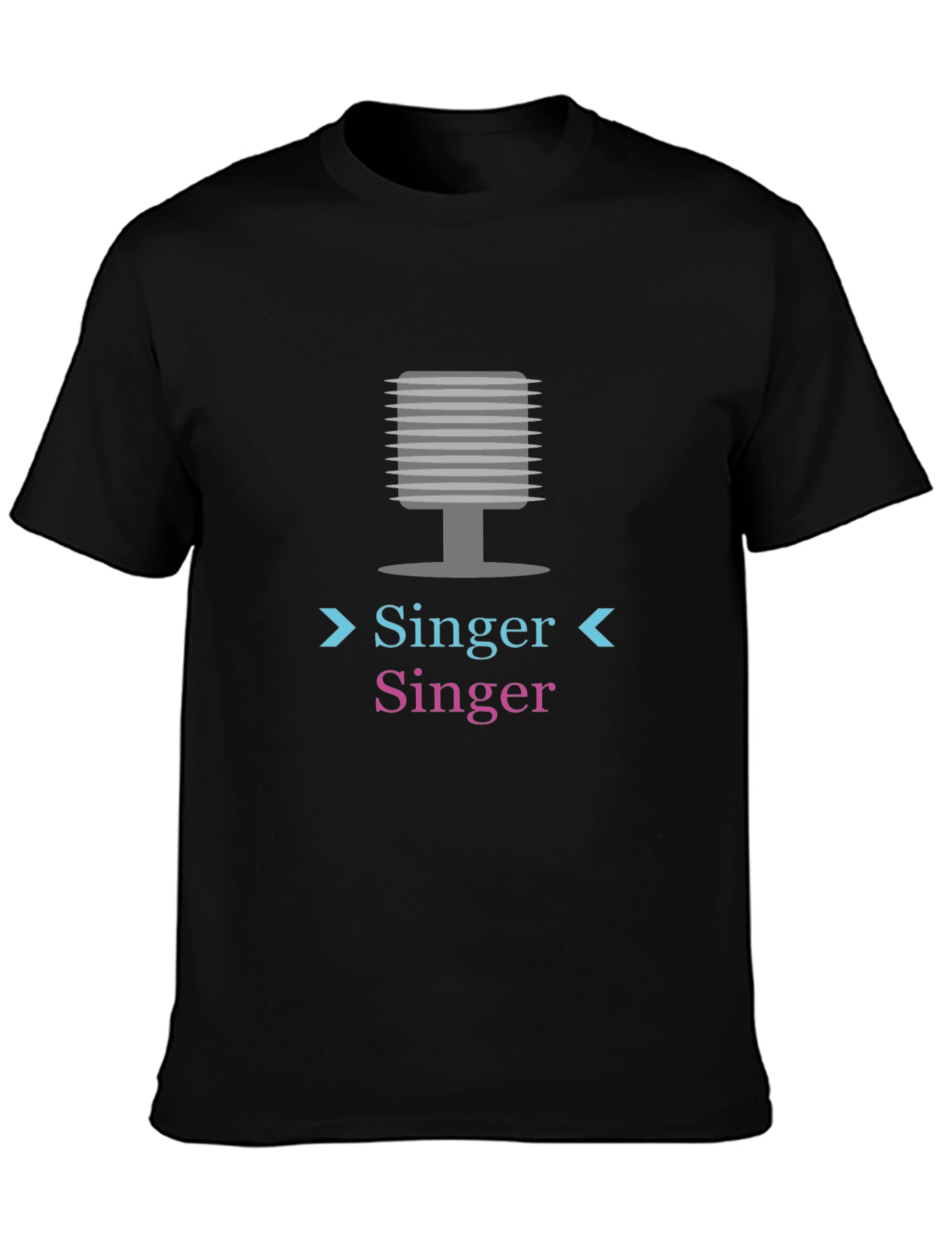 Singer Graphic T-Shirt - Musical Expression