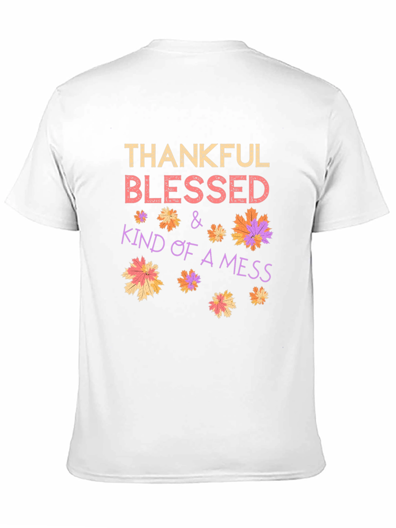 Thankful Blessed Kind of a Mess Graphic Tee