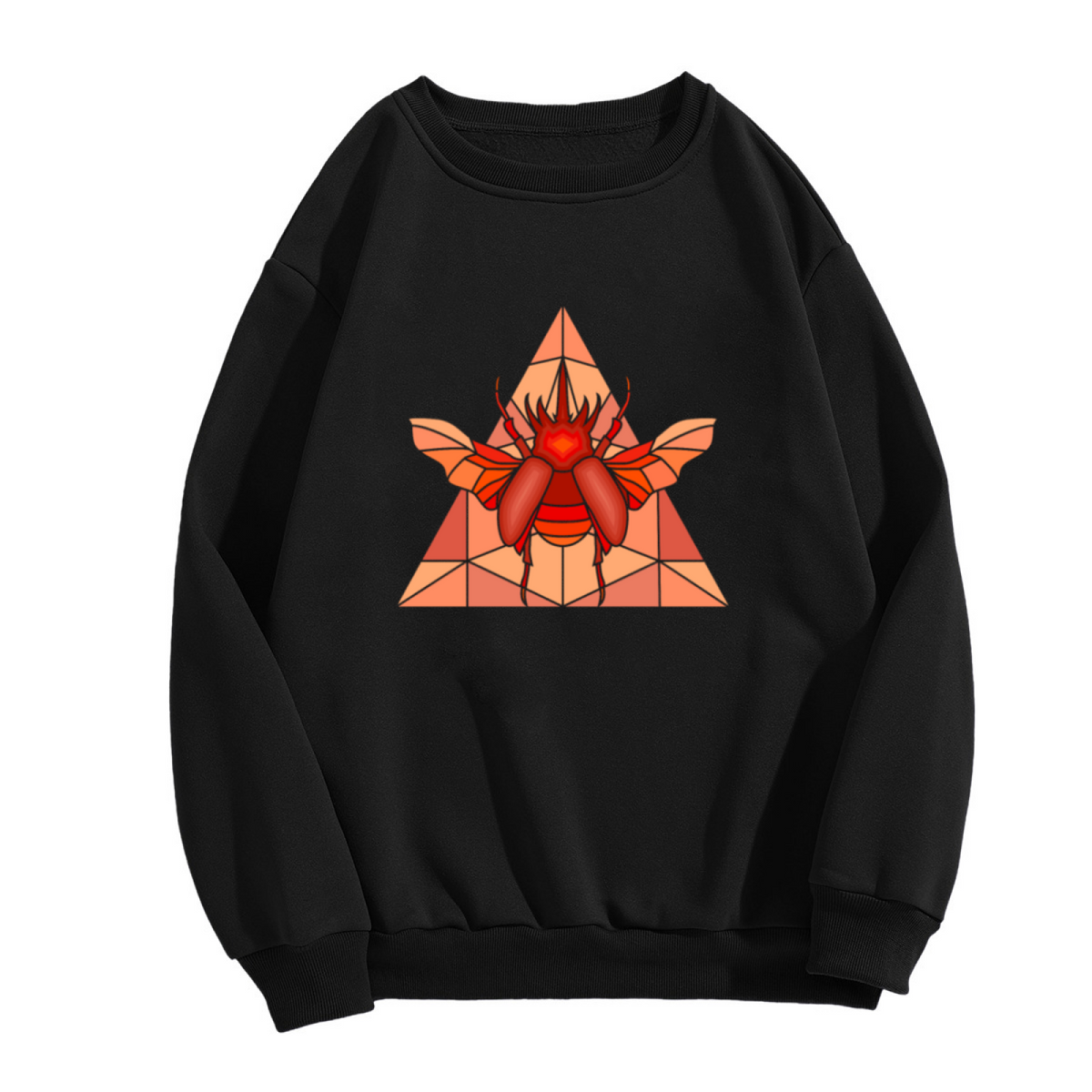 Gothic Geometric Art Deco Graphic ԲÁìÎÀÒÂ - Unique Design Pullover Sweatshirt
