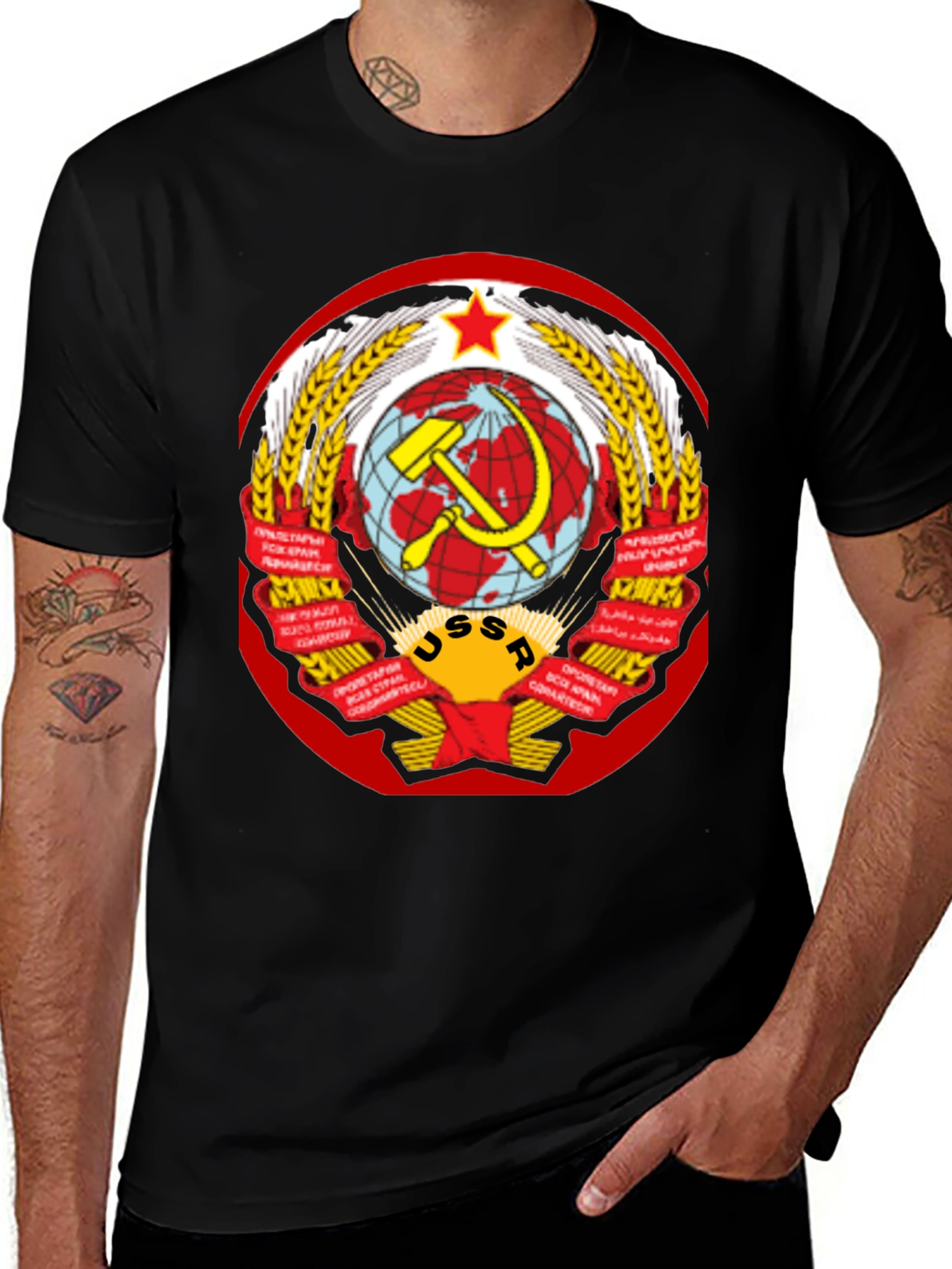 USSR Emblem Graphic T-Shirt