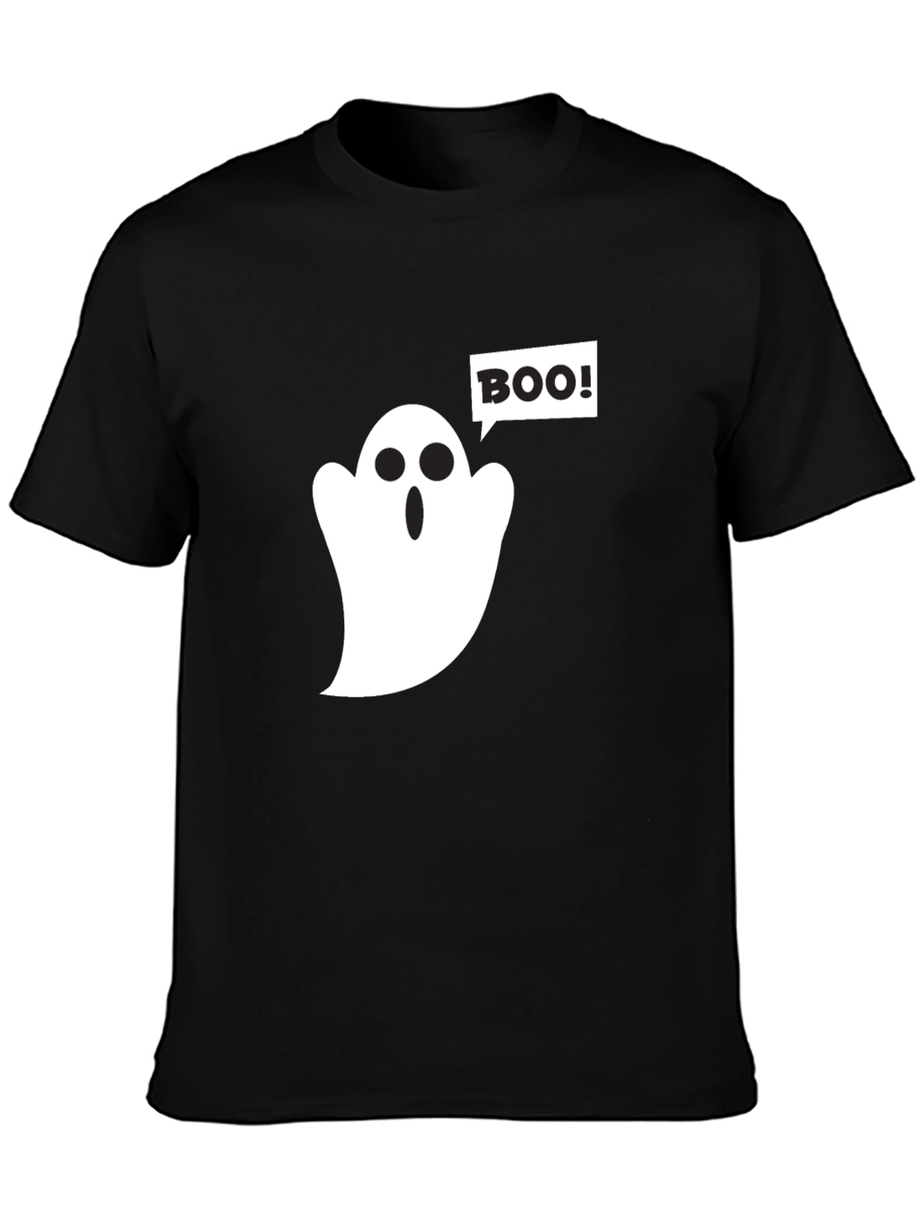 Boo Ghost Graphic Tee - Halloween T-Shirt