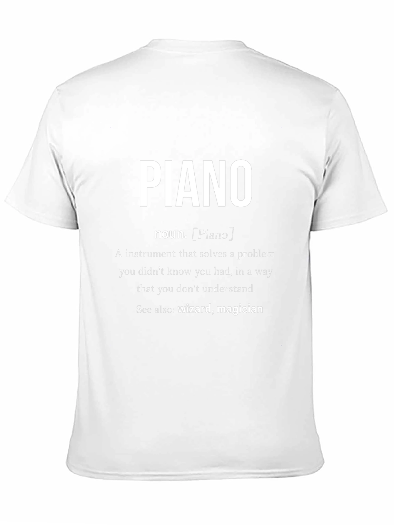 Piano Definition Graphic T-Shirt