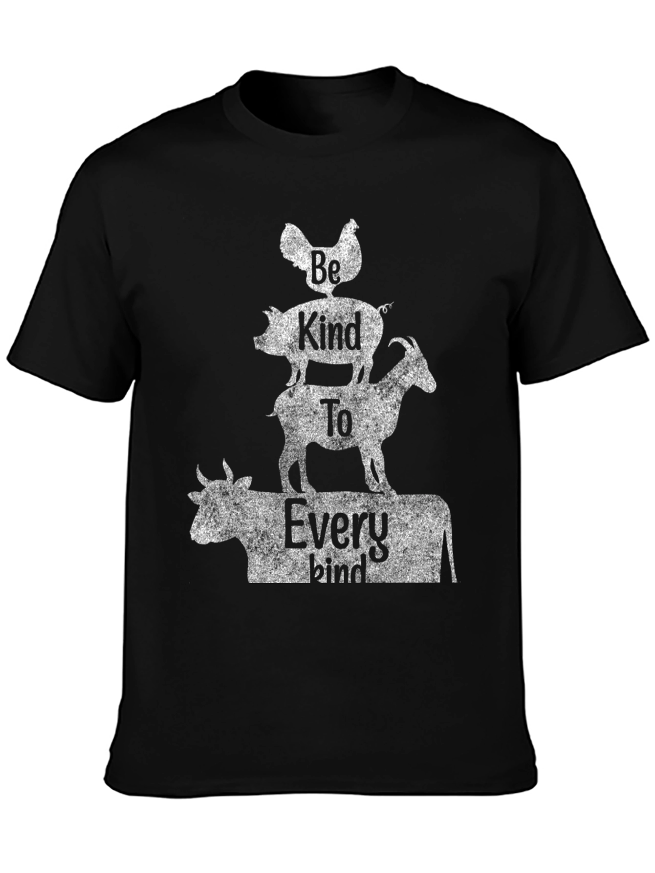 Be Kind T-Shirt: Animal Stack Tee