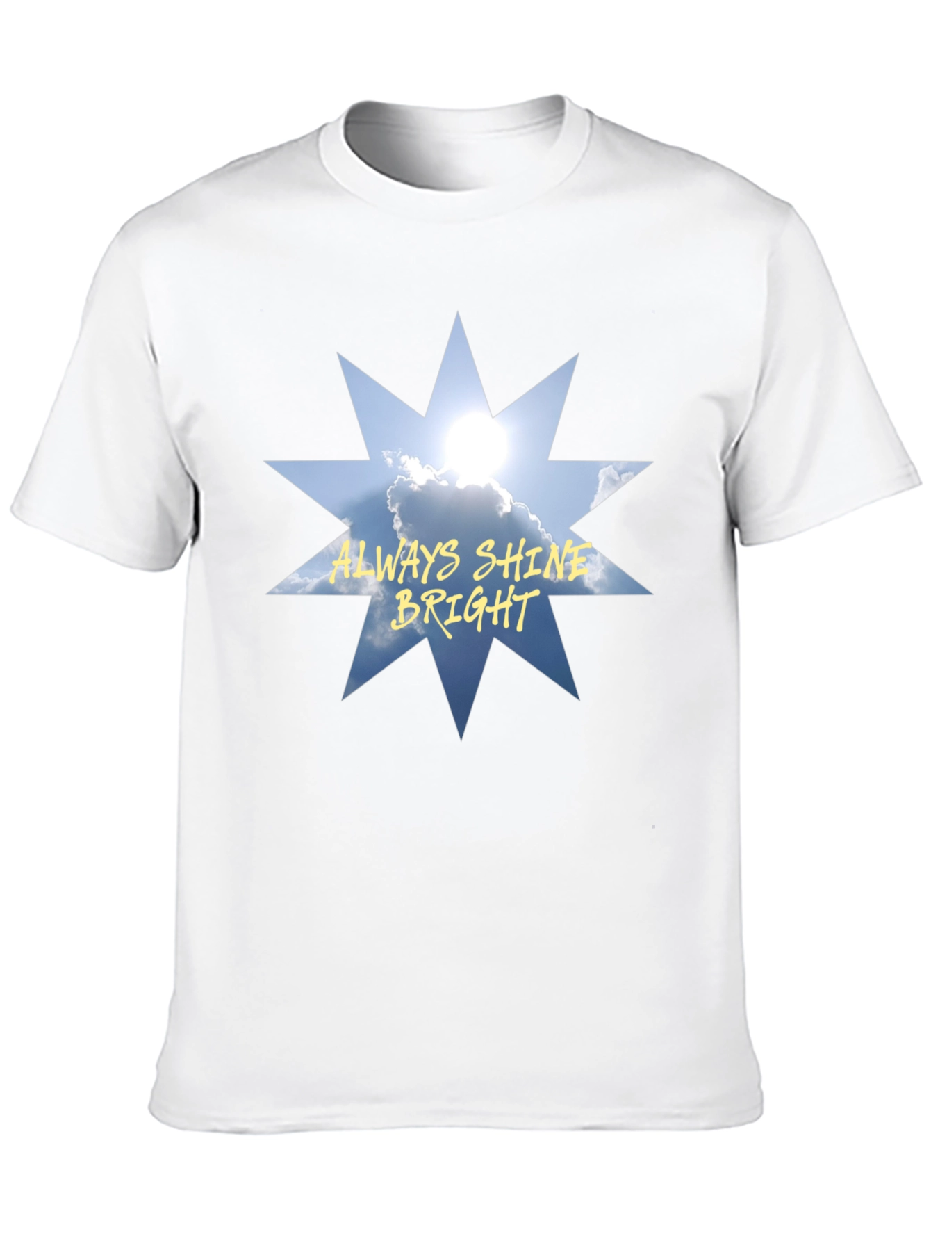 Always Shine Bright Graphic Tee - Black