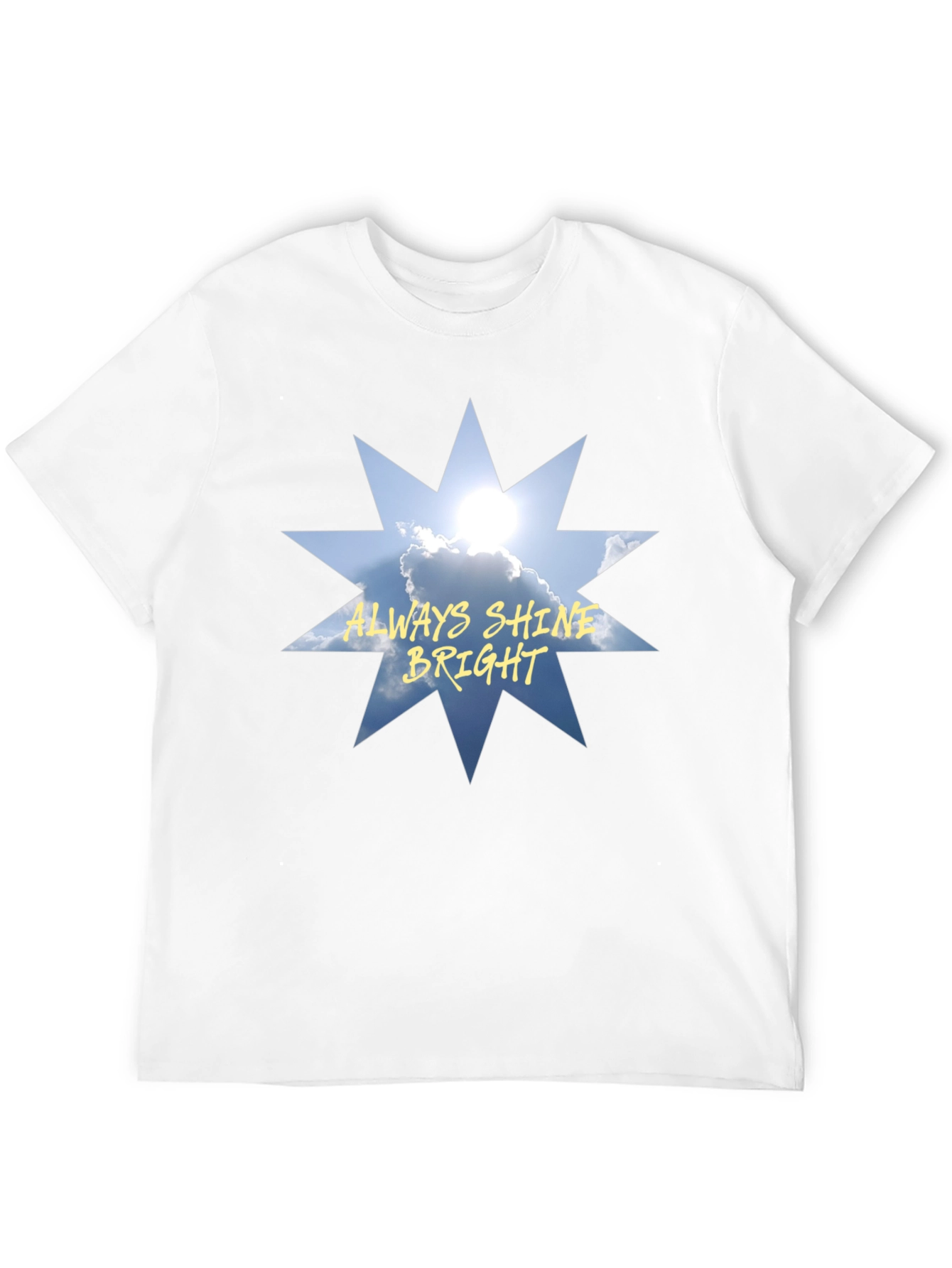 Always Shine Bright Graphic Tee - Black