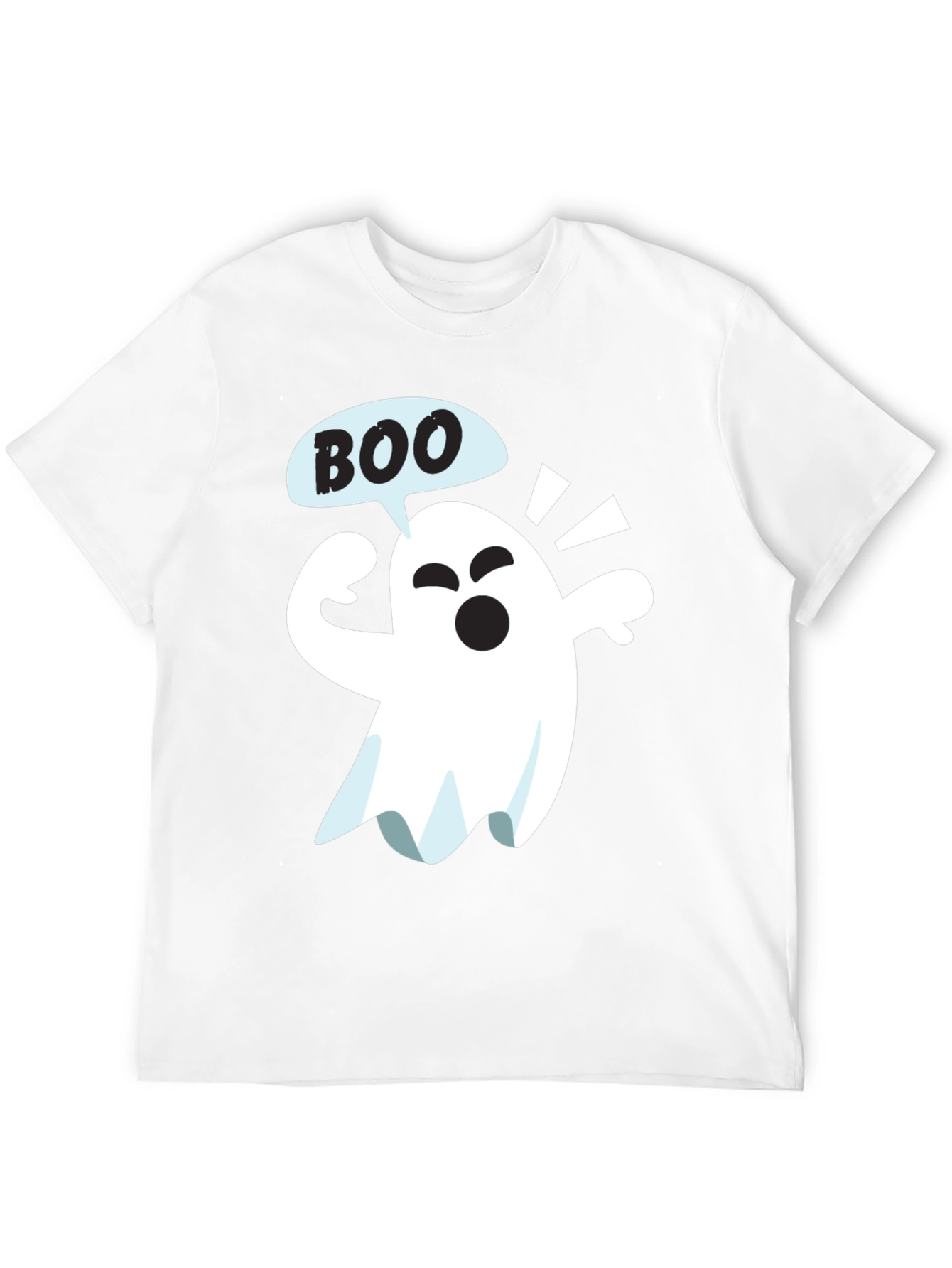 Boo Ghost Graphic Tee - Halloween Fun!