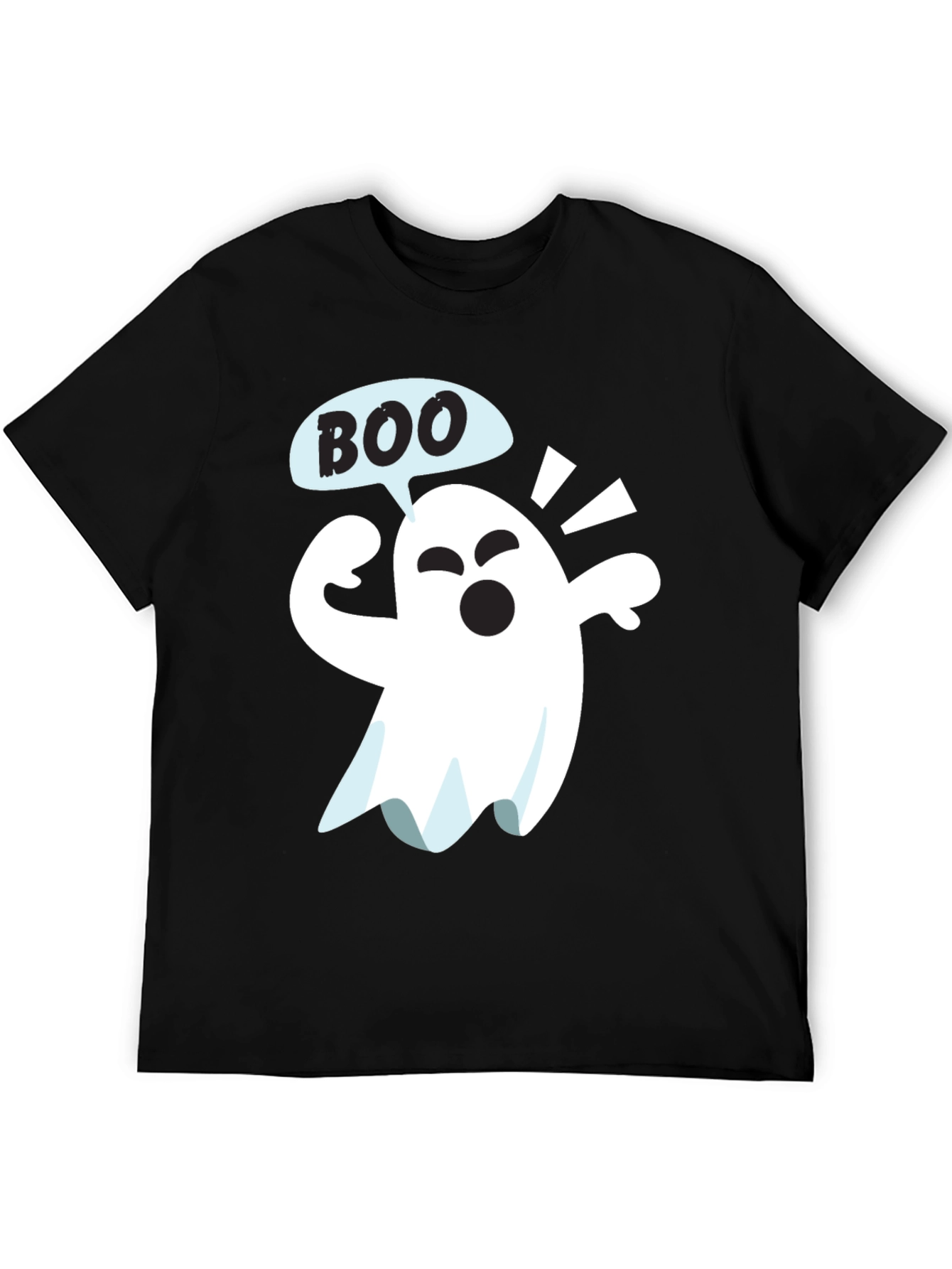 Boo Ghost Graphic Tee - Halloween Fun!