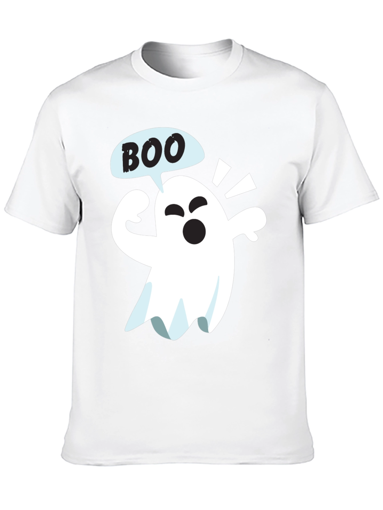 Boo Ghost Graphic Tee - Halloween Fun!