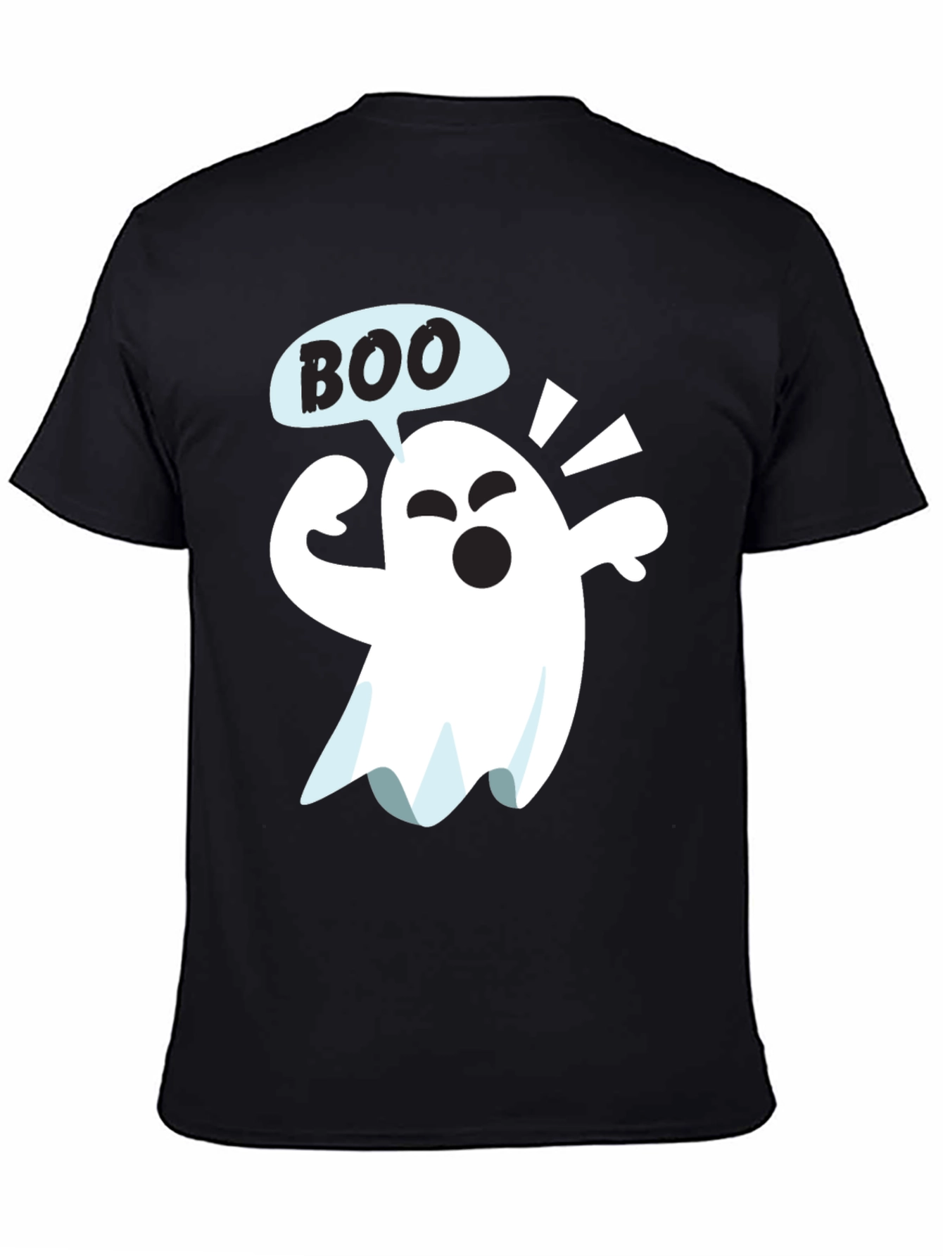 Boo Ghost Graphic Tee - Halloween Fun!