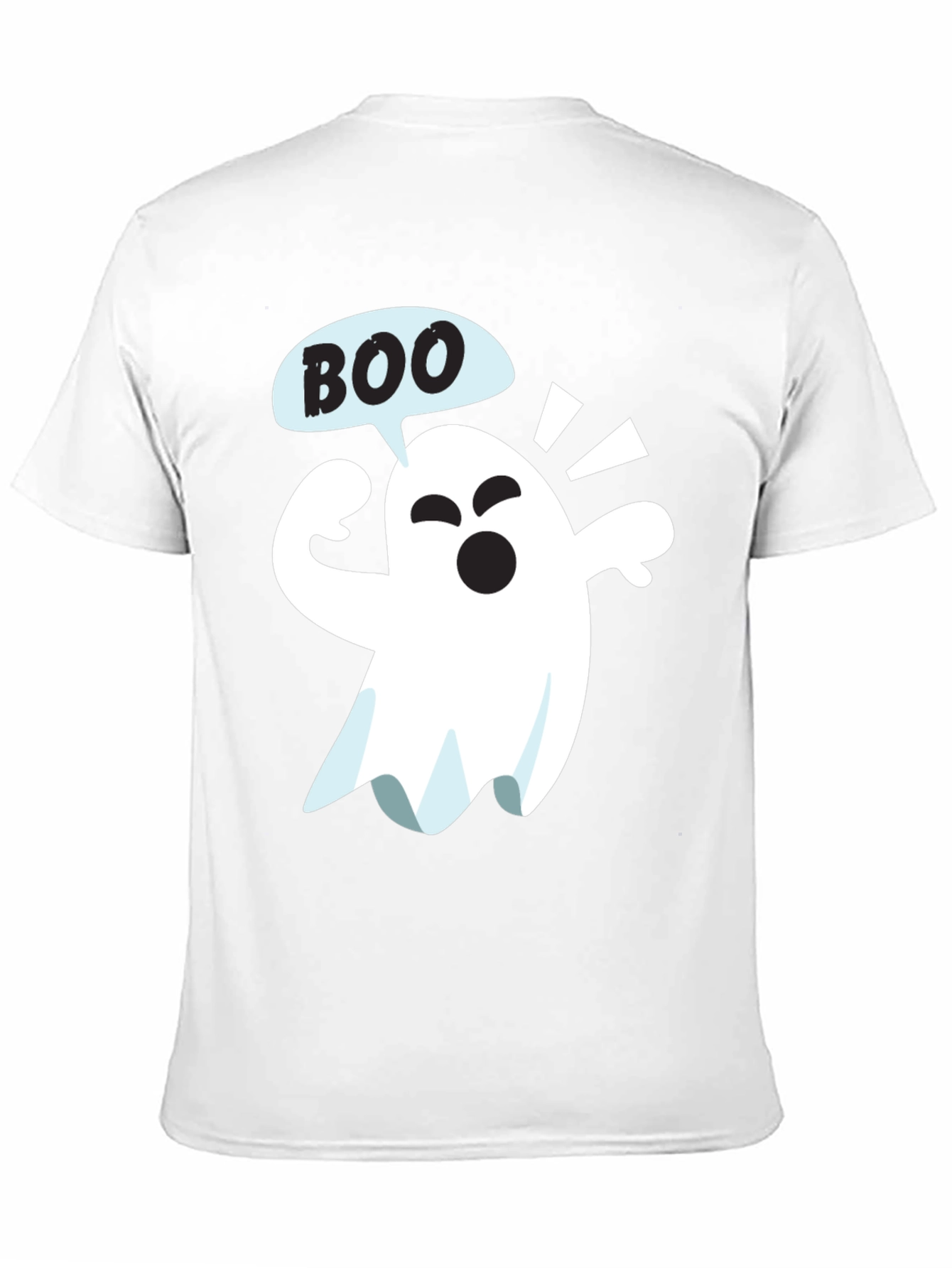 Boo Ghost Graphic Tee - Halloween Fun!