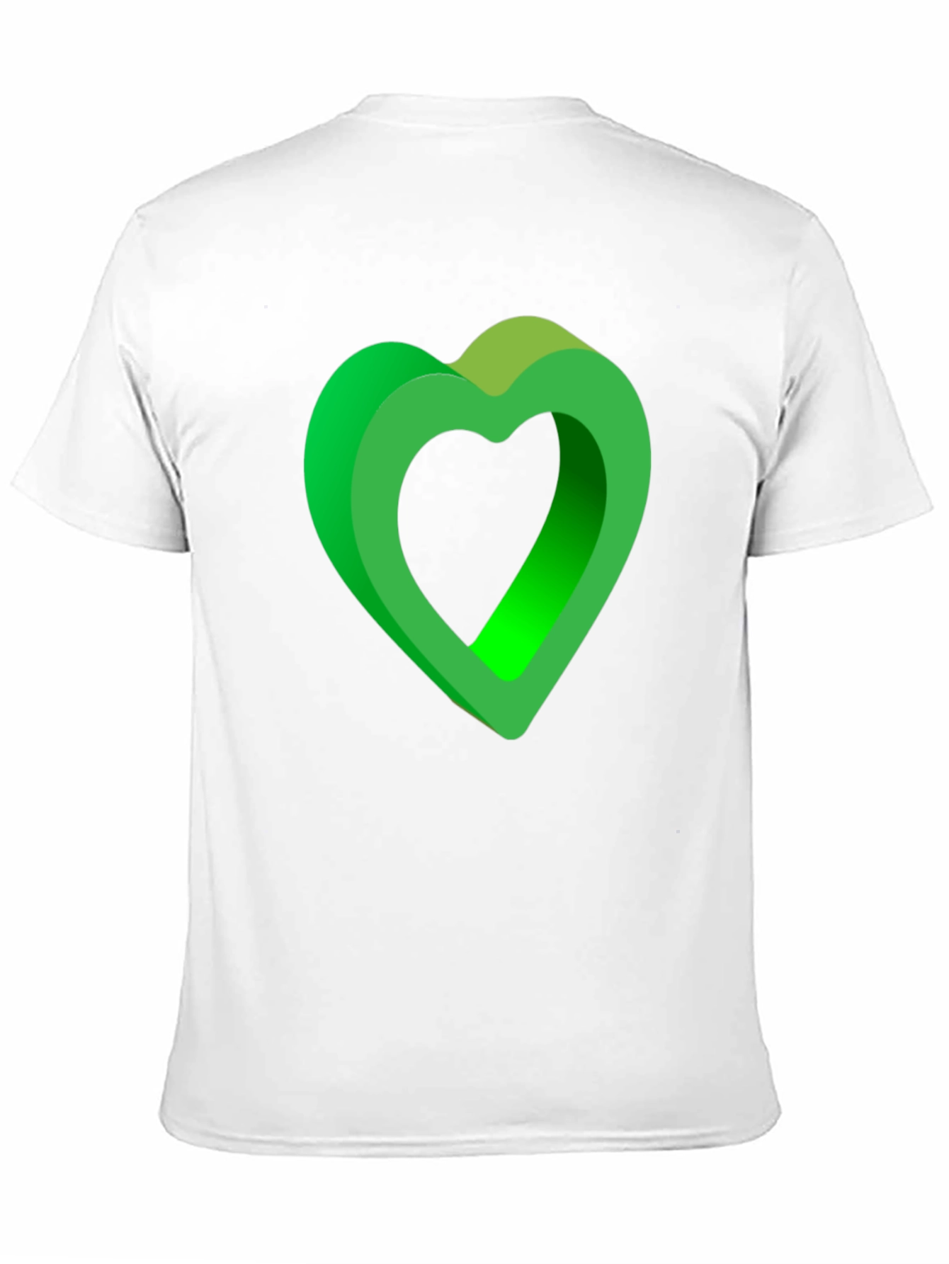 Green Heart Graphic T-Shirt - Stylish Casual Wear