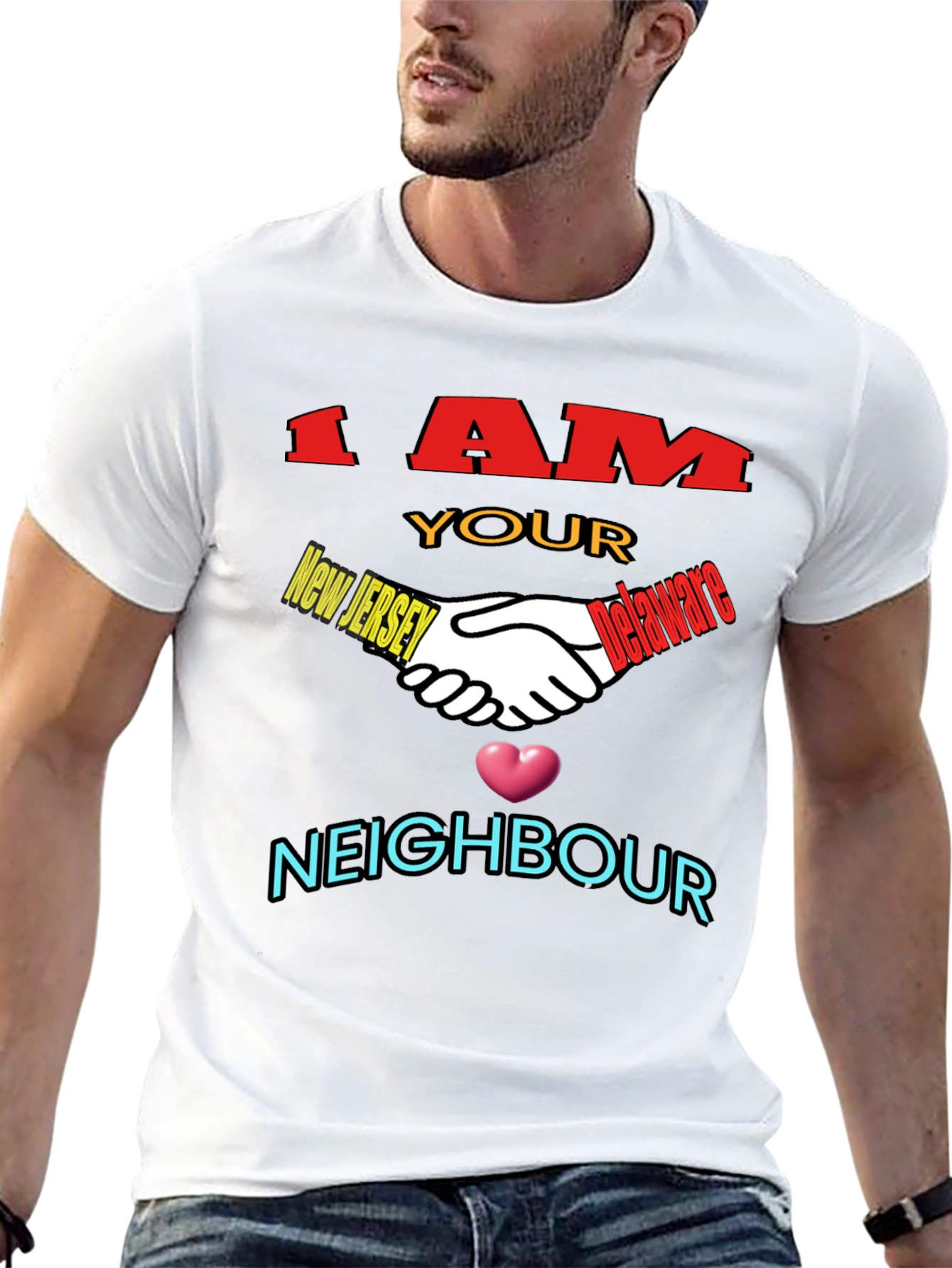 New Jersey Delaware Neighbor T-Shirt